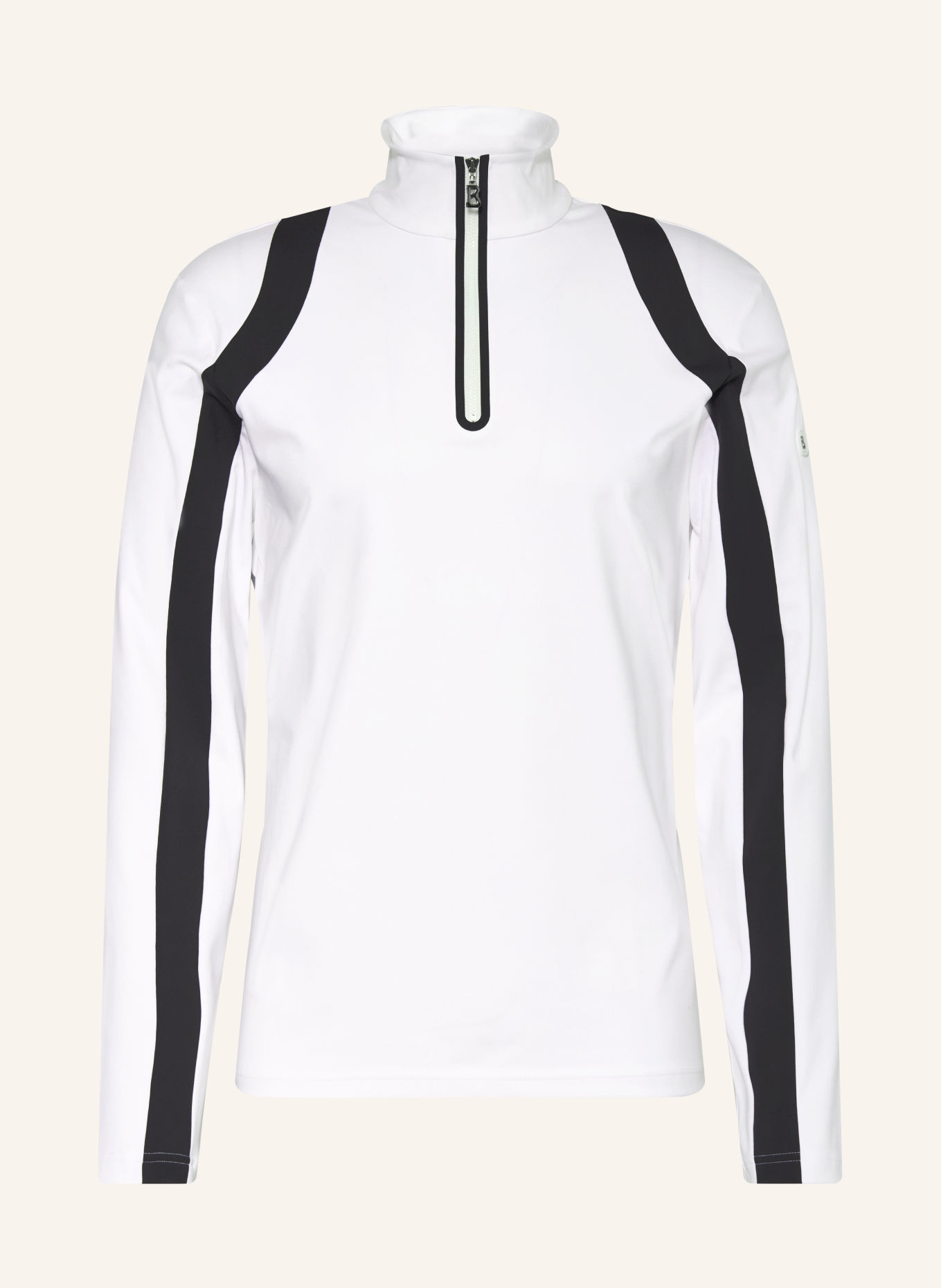 BOGNER T-shirt fonctionnel JERICK: BLANC / NOIR