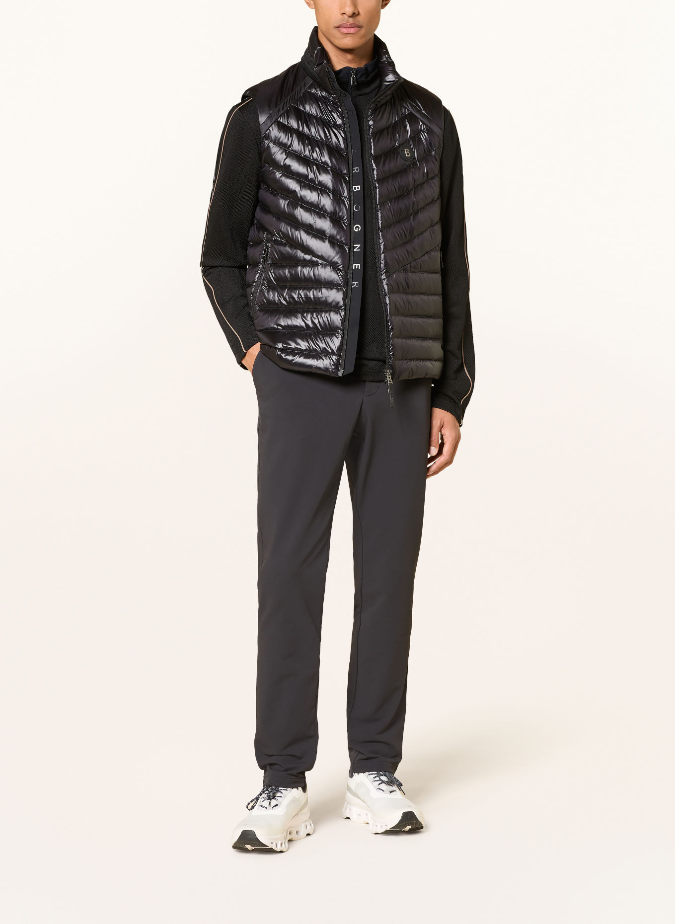 BOGNER LASSE-D2 Down Vest: BLACK
