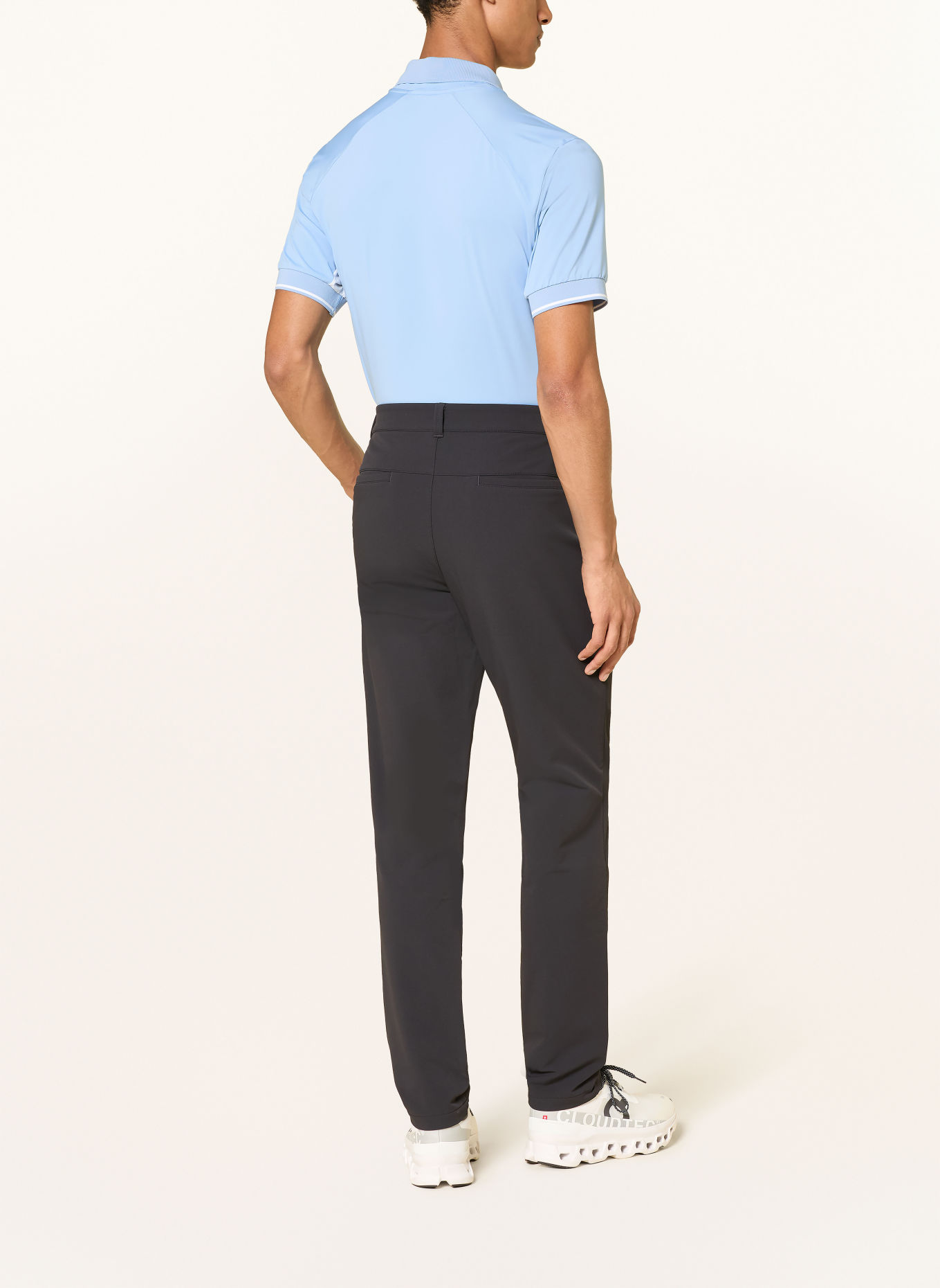 BOGNER Funktions-Poloshirt FABRIO: HELLBLAU / WEISS