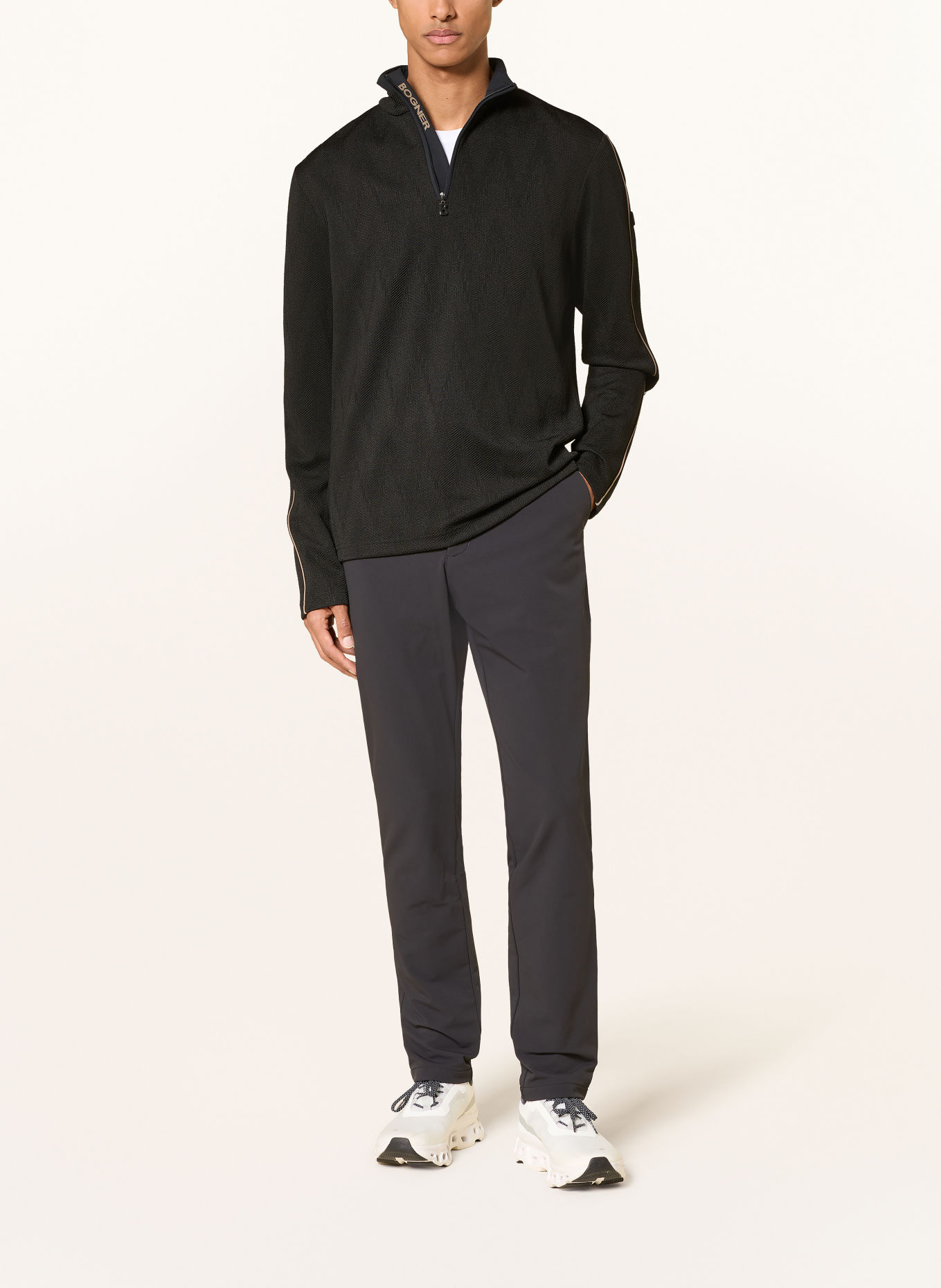 BOGNER Couche intermédiaire FERDI: NOIR / GRIS
