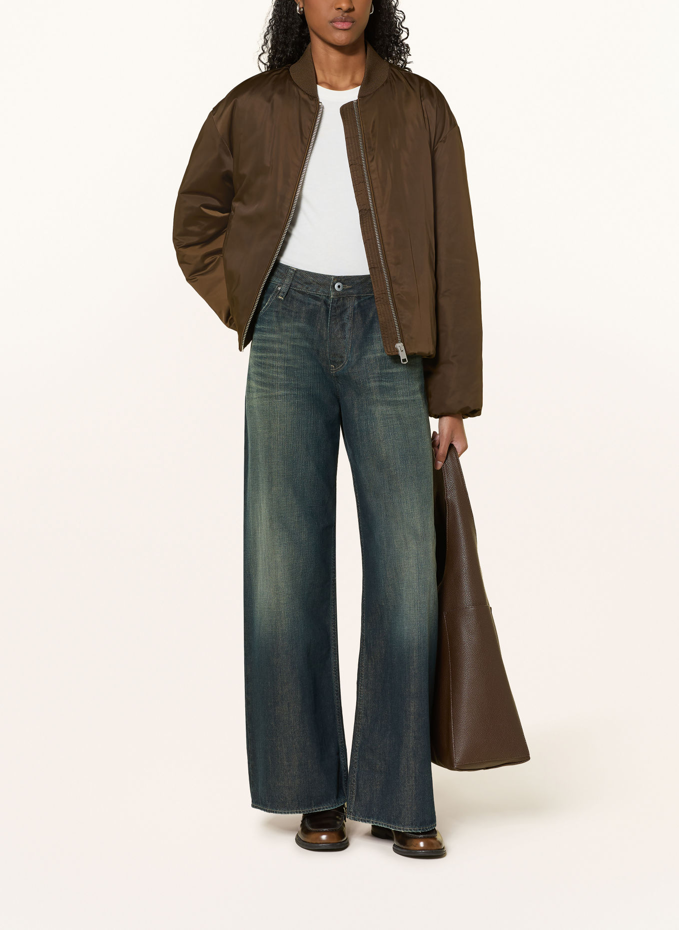 G-Star Wide Leg Jeans ROXX WIDE: J363 antique faded shadow