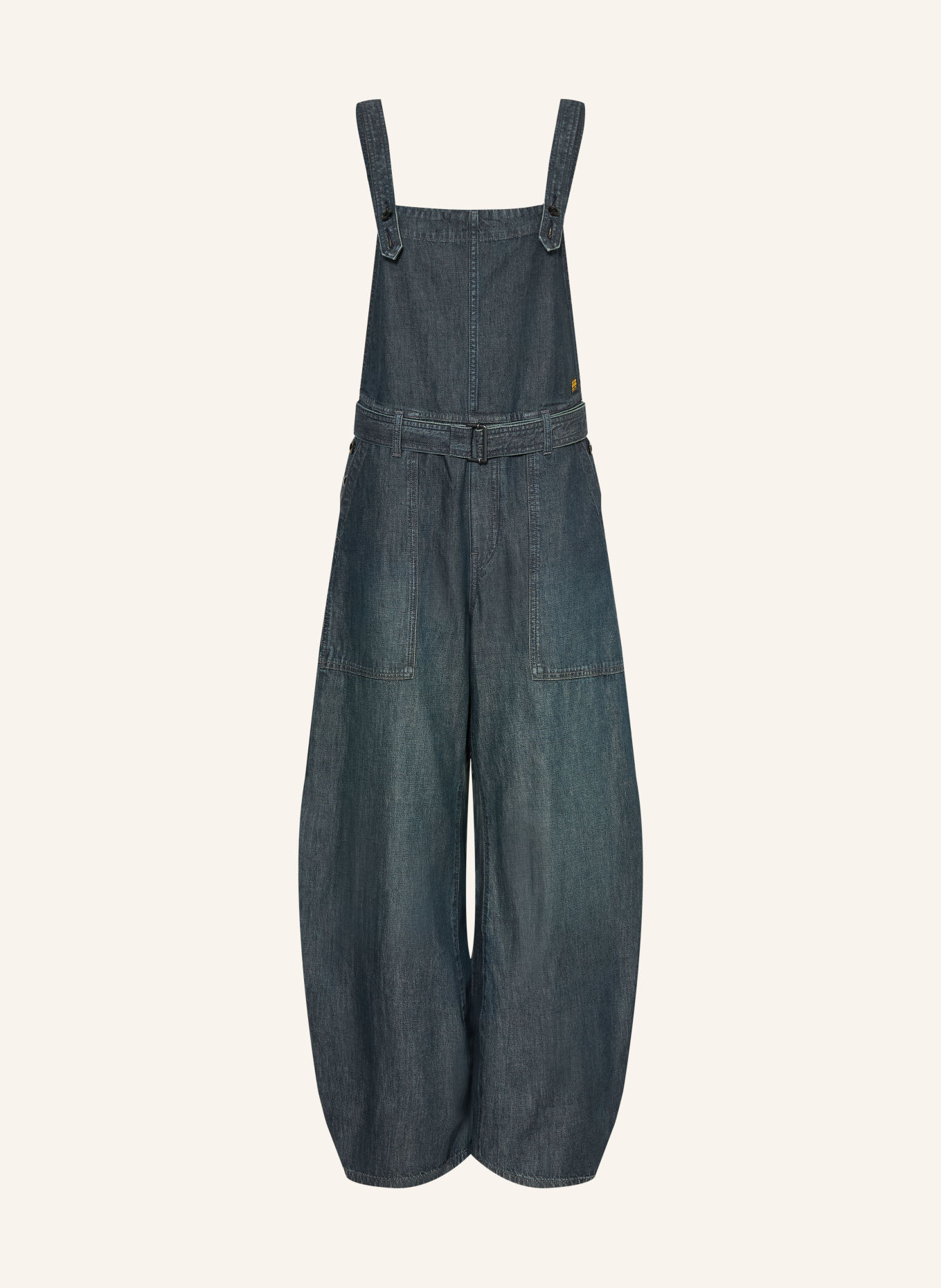 G-Star PARACHUTE DUNGAREE Denim Overalls: J378 antique asphalt