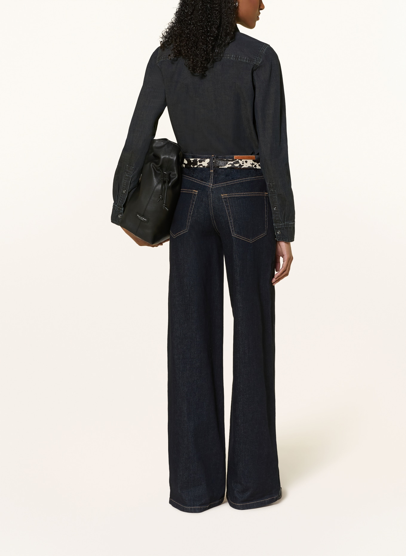 G-Star Blouse en jean: BLEU FONCÉ