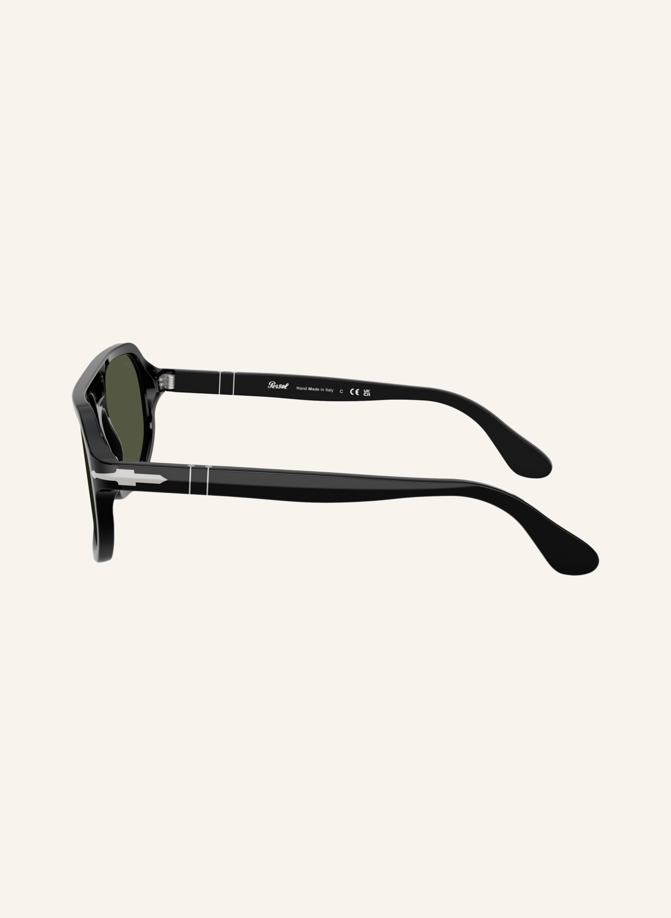 Persol Solbriller PO3393S: SORT/GRØN