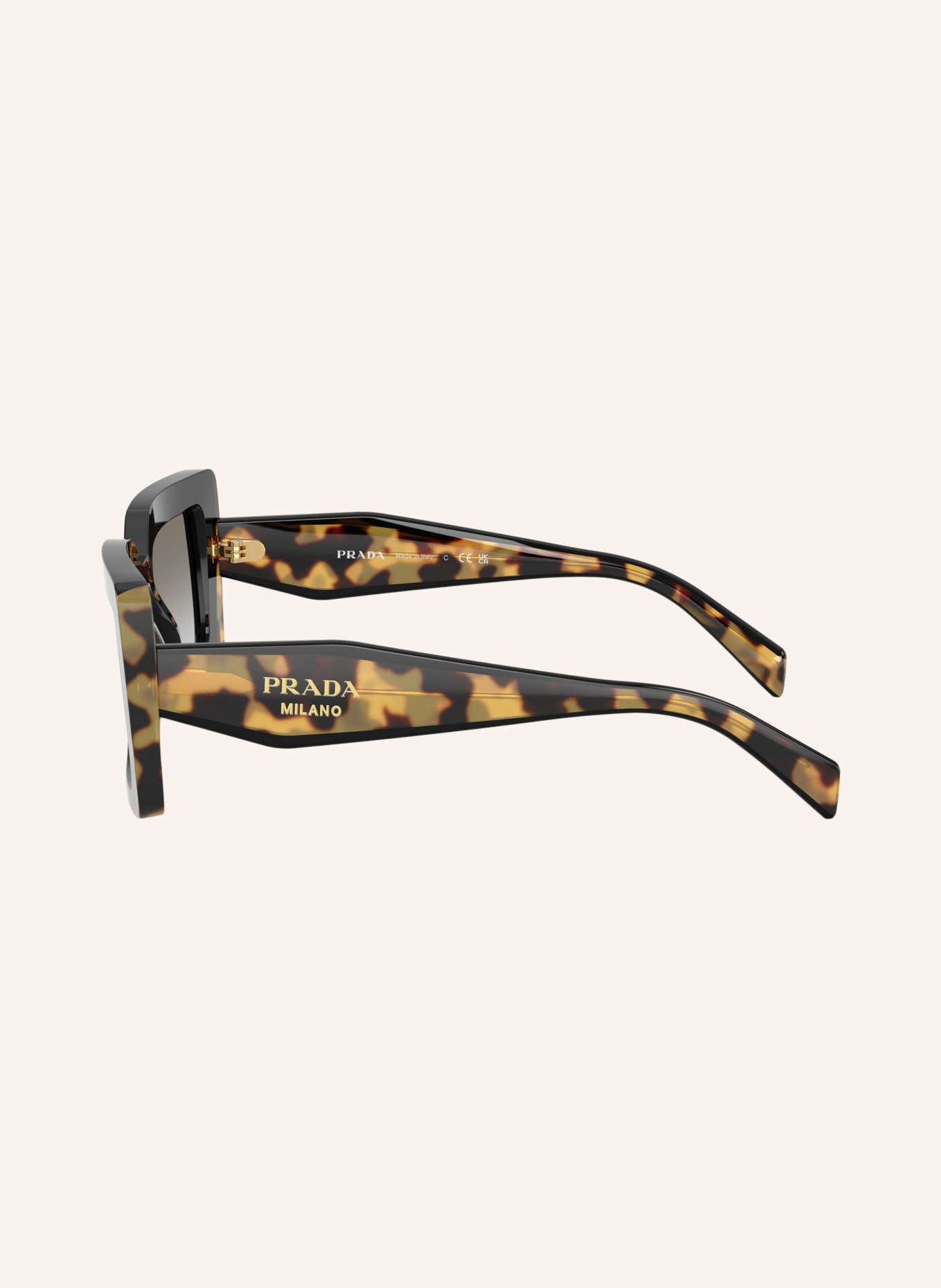 PRADA Sunglasses PR D01S: HAVANA/ GRAY GRADIENT