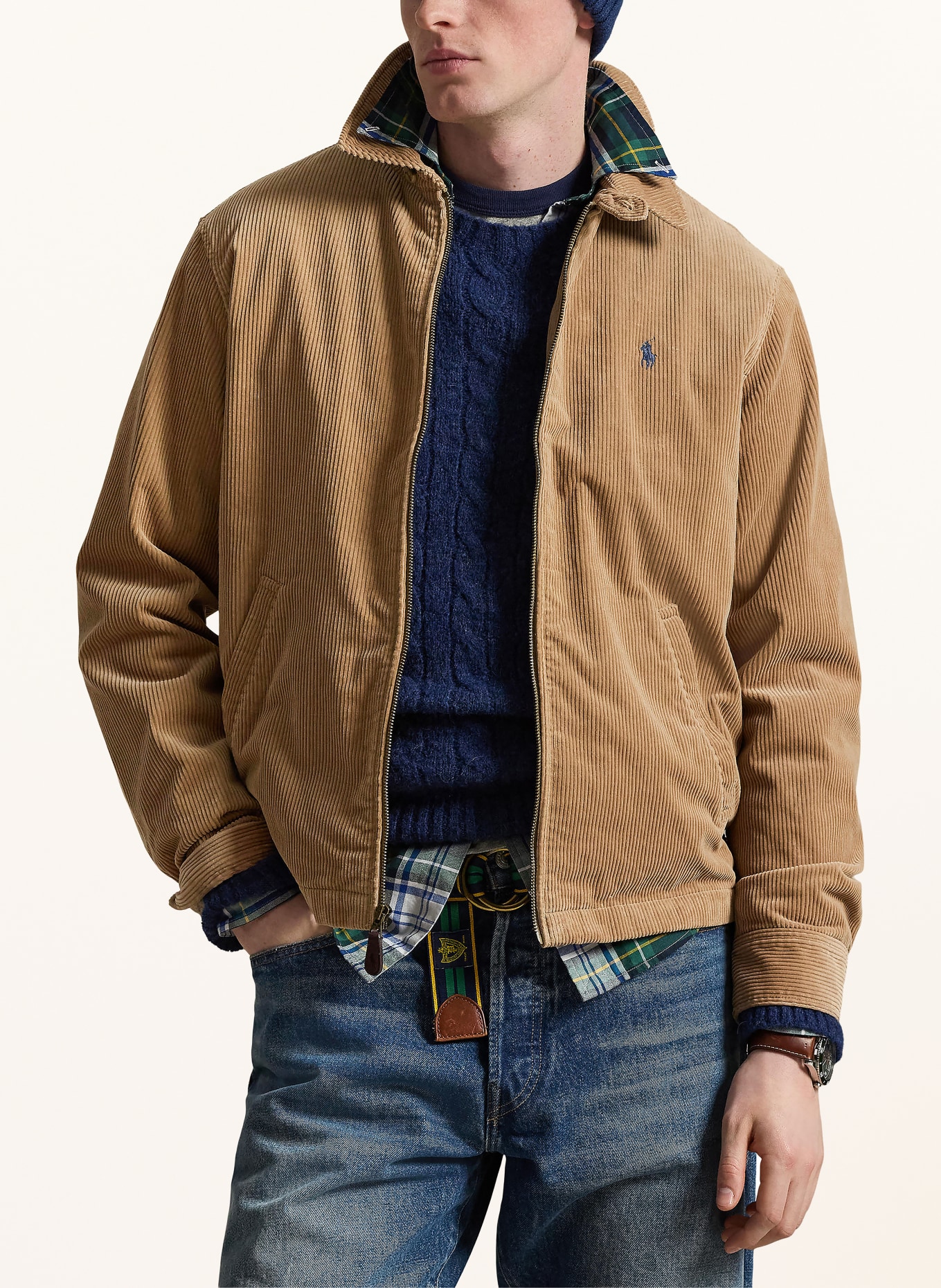 POLO RALPH LAUREN Cord-Overjacket: CAMEL