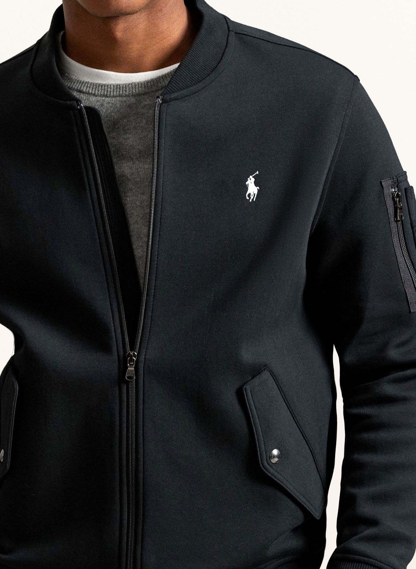 POLO RALPH LAUREN Bunda: ČERNÁ