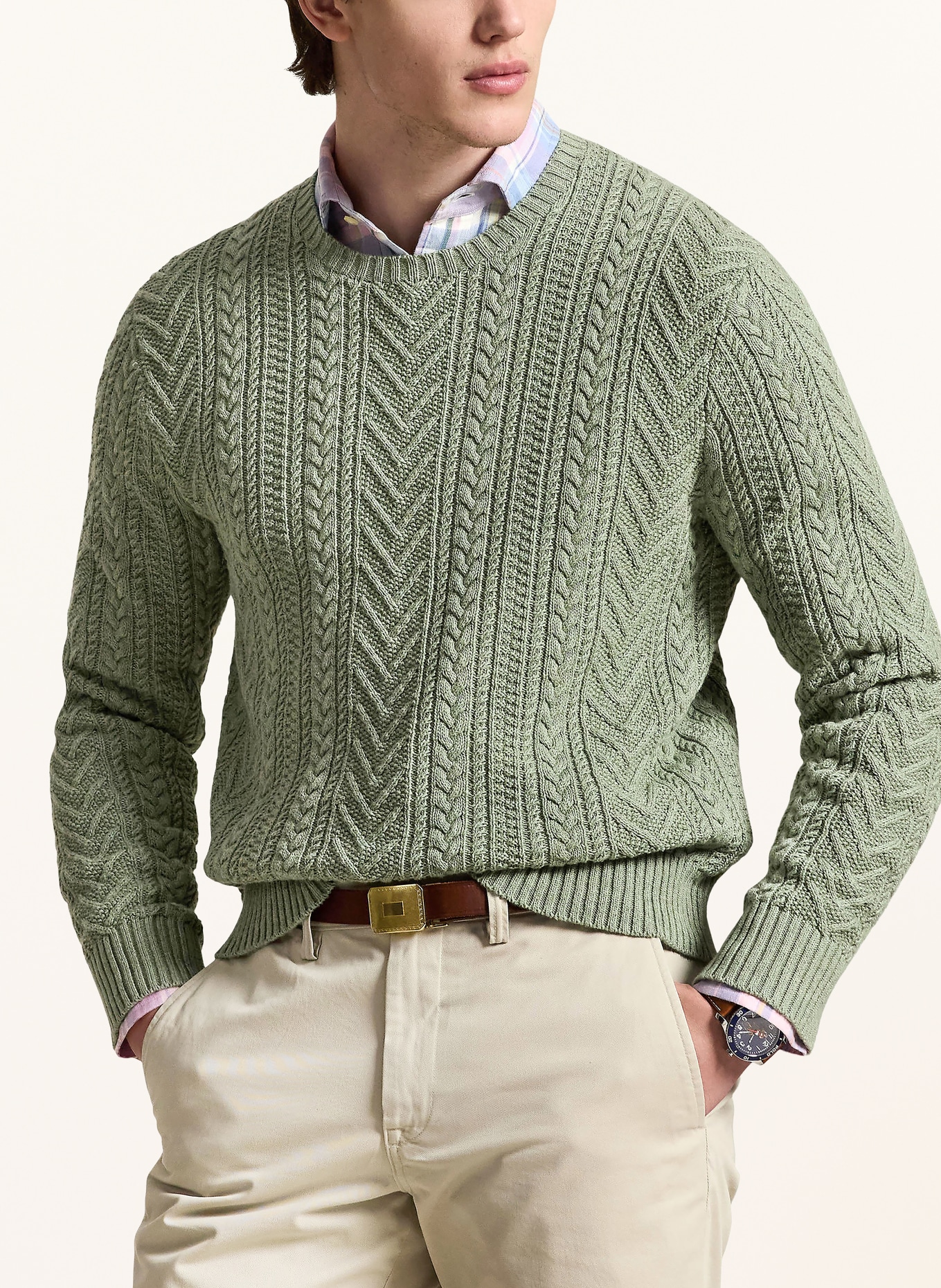 POLO RALPH LAUREN Pullover: GRÜN