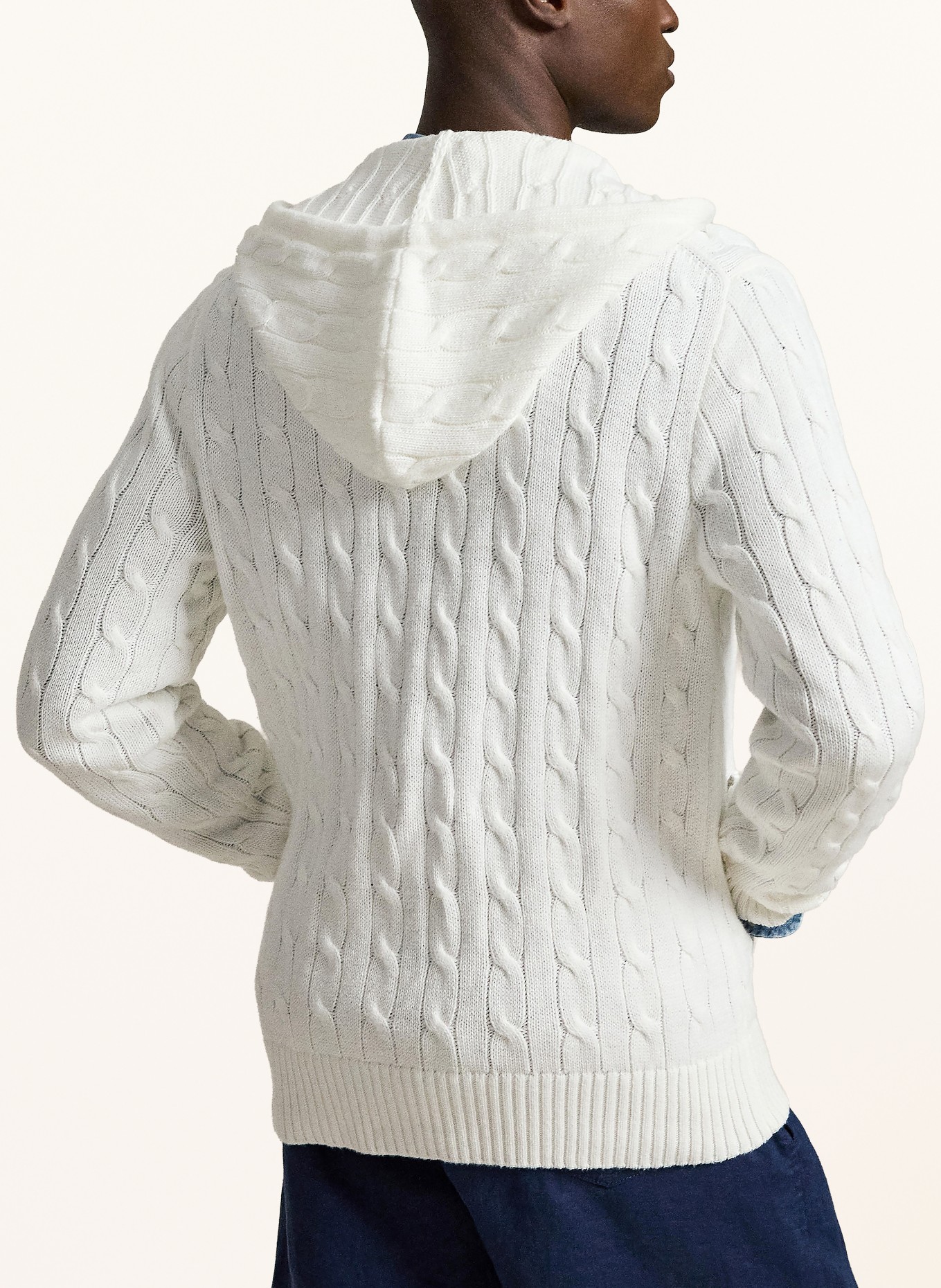POLO RALPH LAUREN Cardigan: BLANC