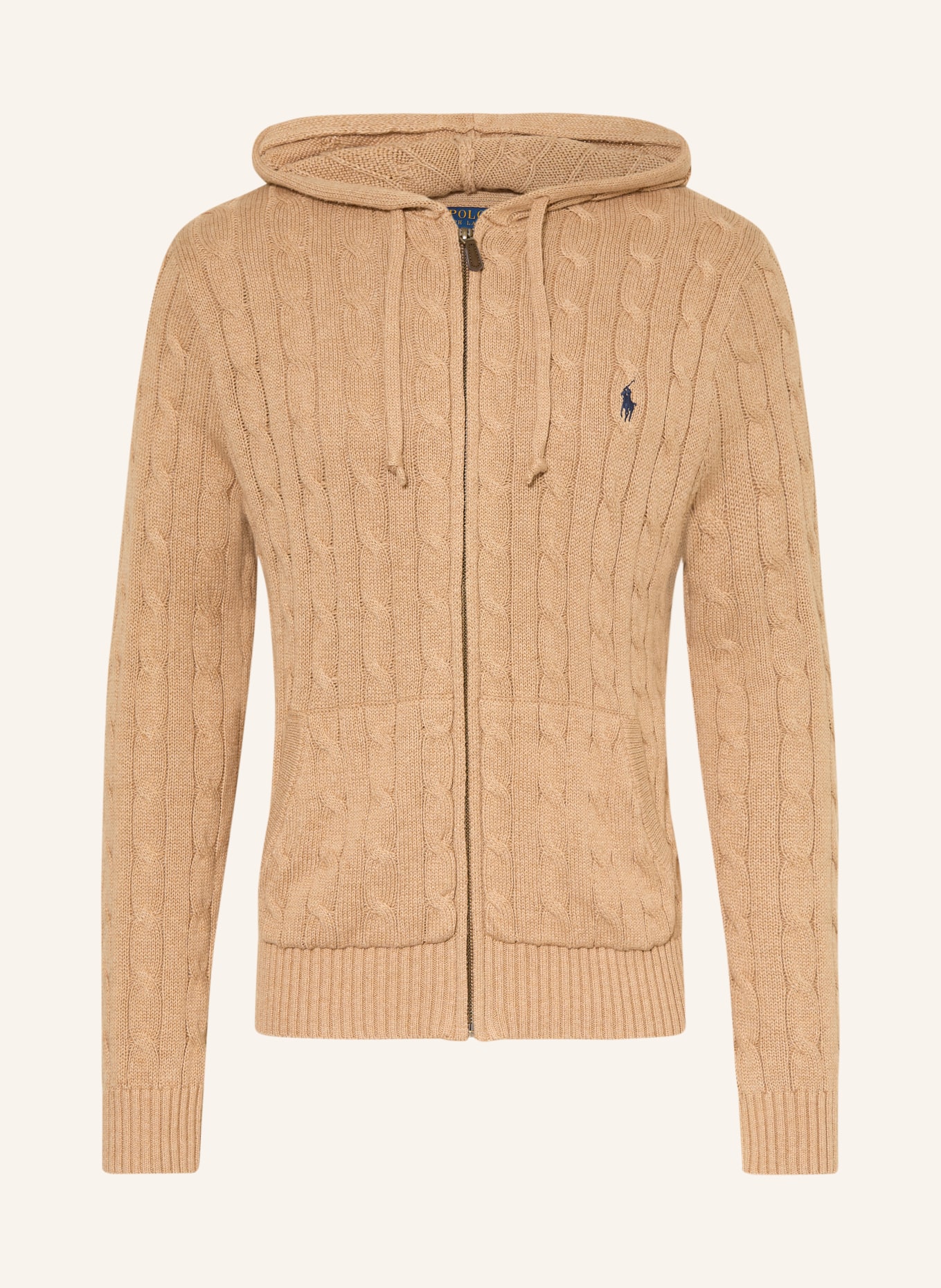POLO RALPH LAUREN Cardigan: CAMEL