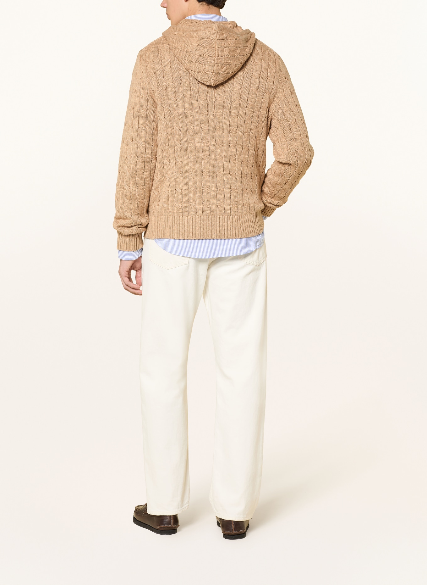 POLO RALPH LAUREN Cardigan: CAMEL