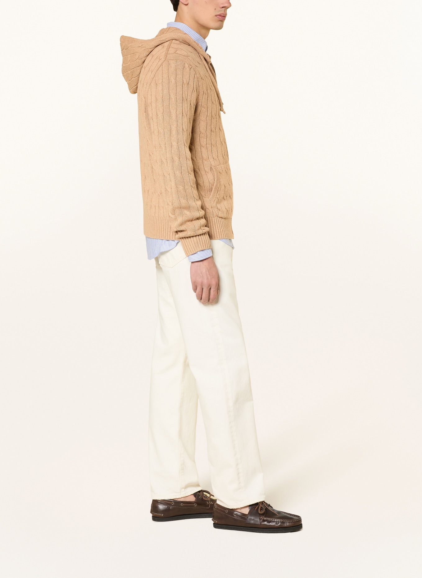 POLO RALPH LAUREN Cardigan: CAMEL