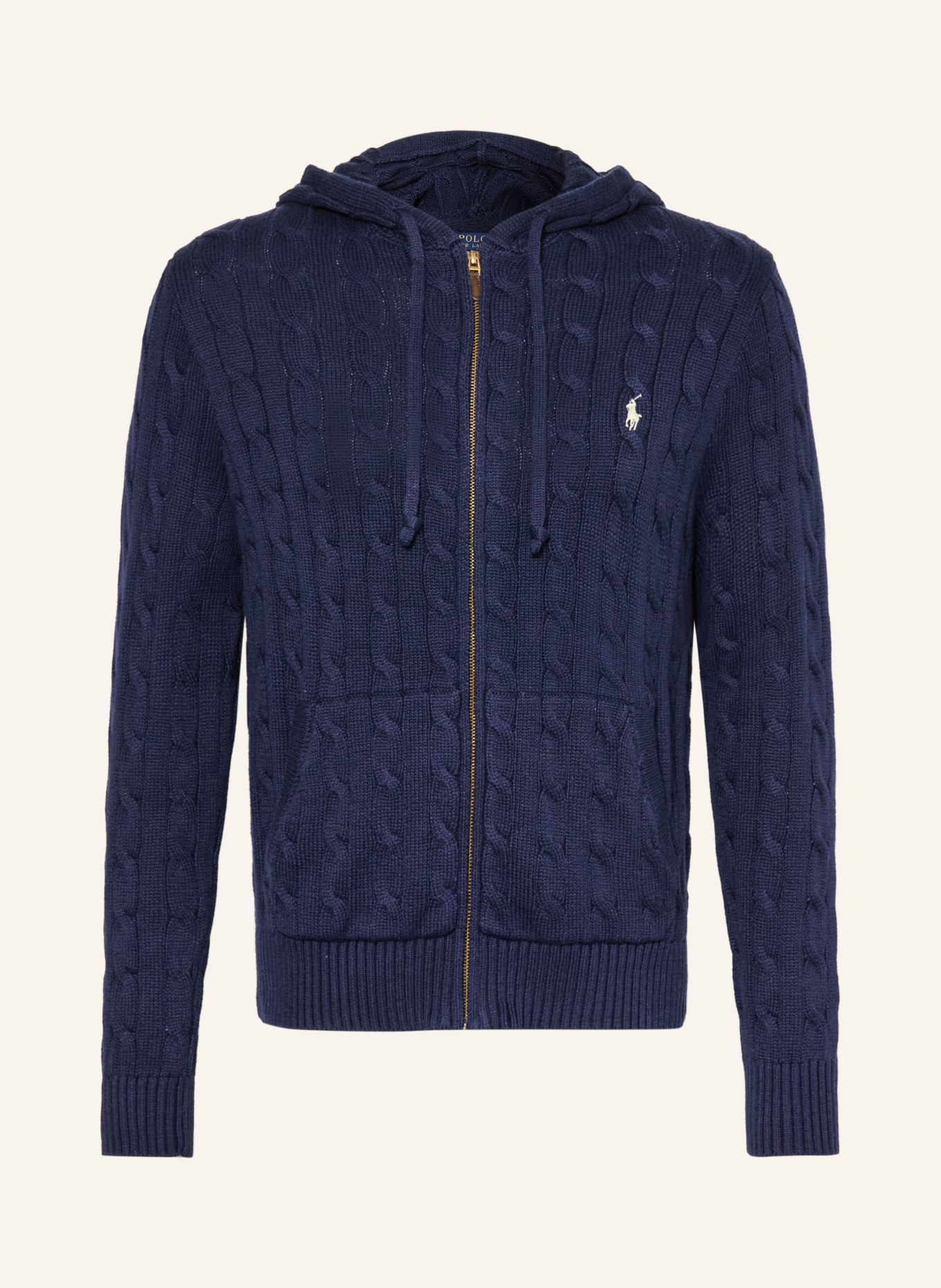 POLO RALPH LAUREN Strickjacke: DUNKELBLAU