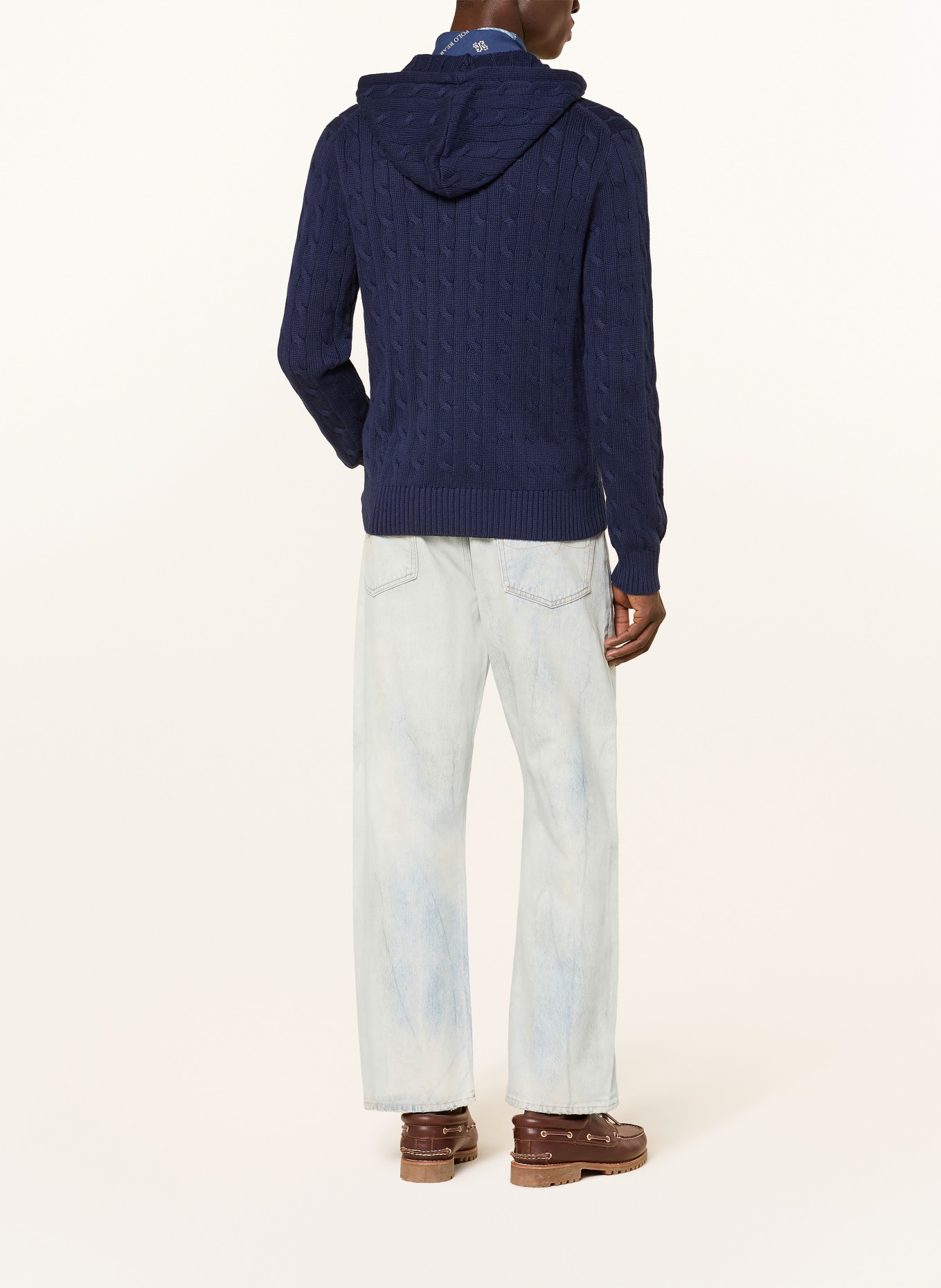 POLO RALPH LAUREN Strickjacke: DUNKELBLAU