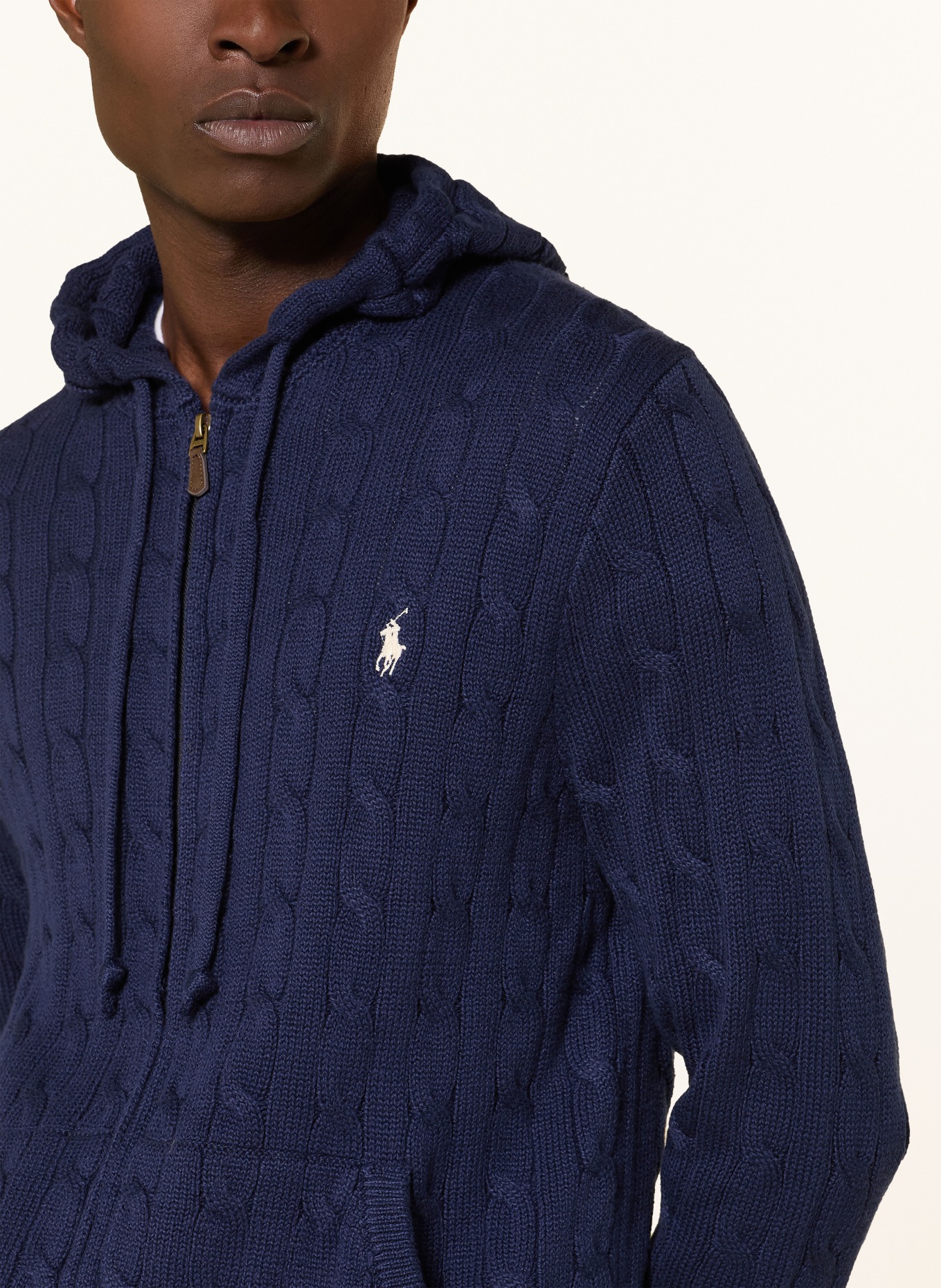 POLO RALPH LAUREN Strickjacke: DUNKELBLAU
