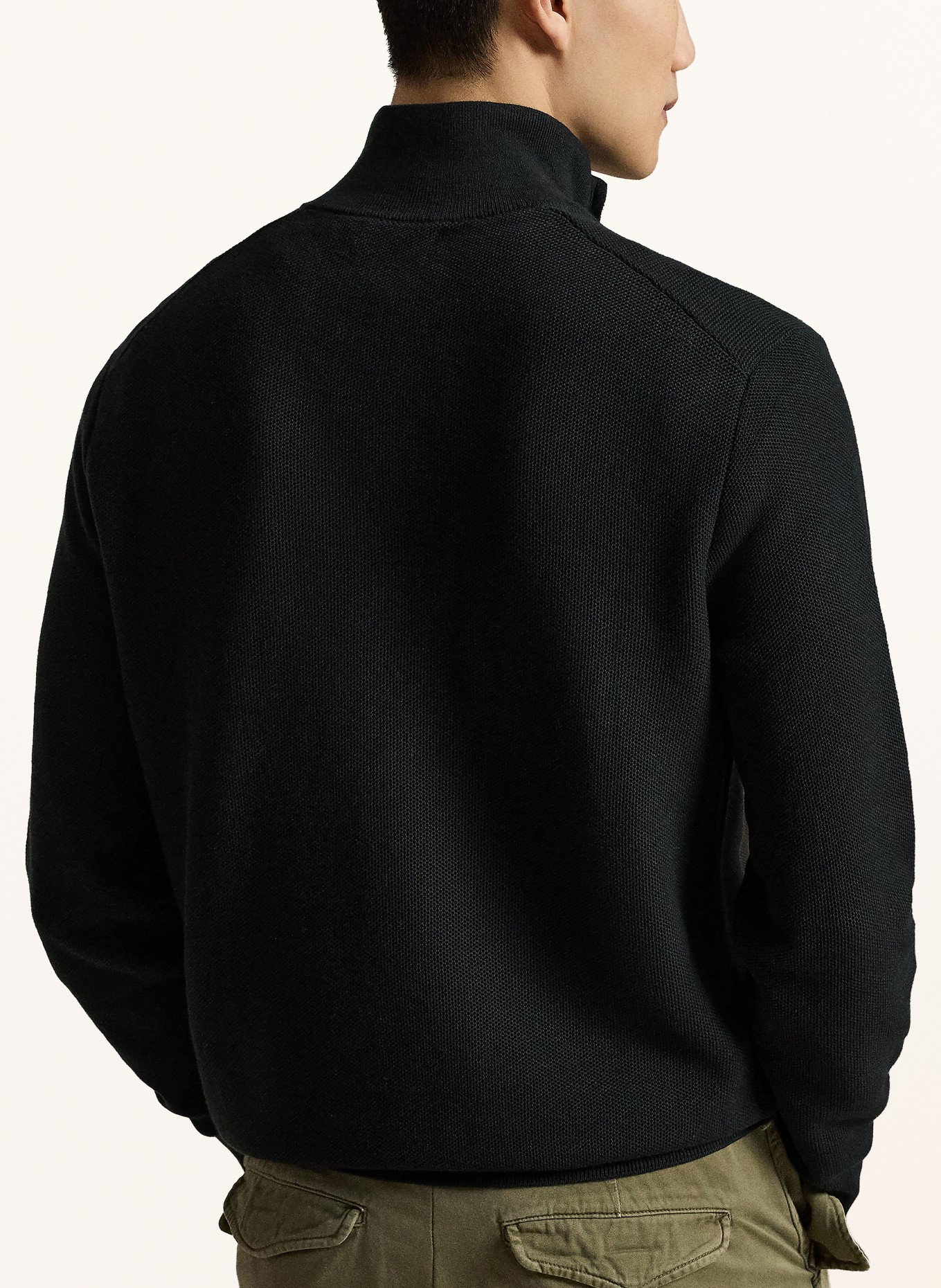 POLO RALPH LAUREN Mikina s kapucí: ČERNÁ