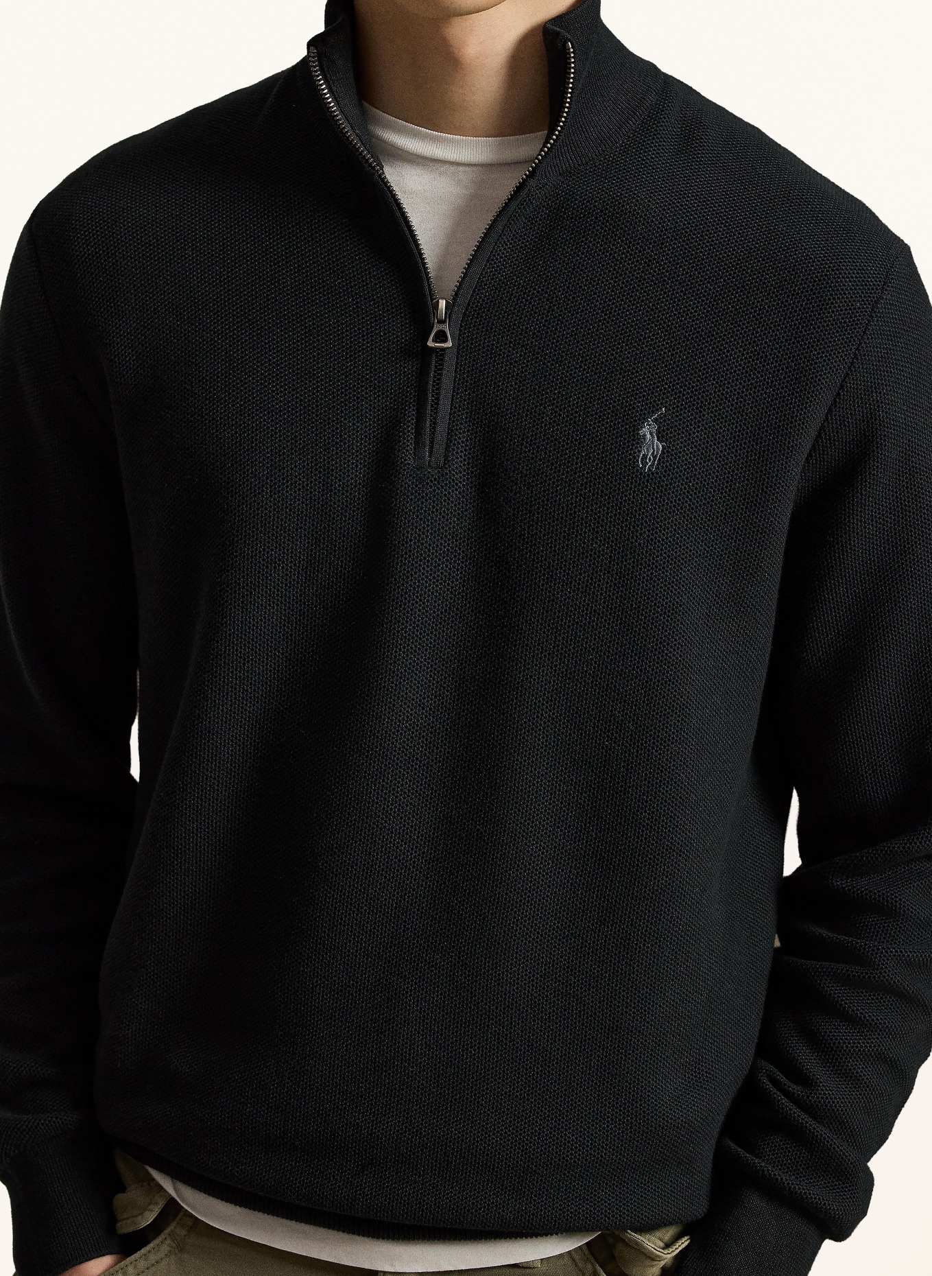 POLO RALPH LAUREN Mikina s kapucí: ČERNÁ