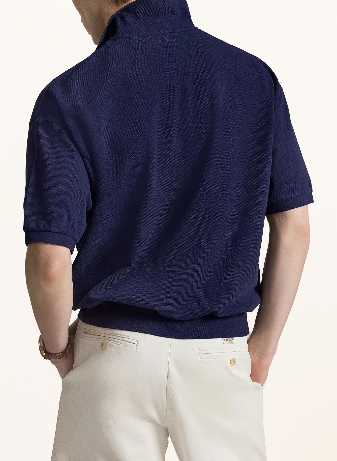 POLO RALPH LAUREN Piké polokošile: TMAVĚ MODRÁ