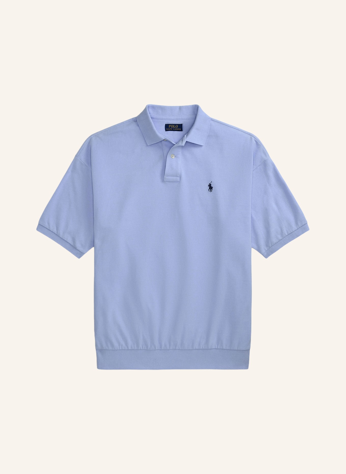 POLO RALPH LAUREN Piké polokošile: TMAVĚ MODRÁ