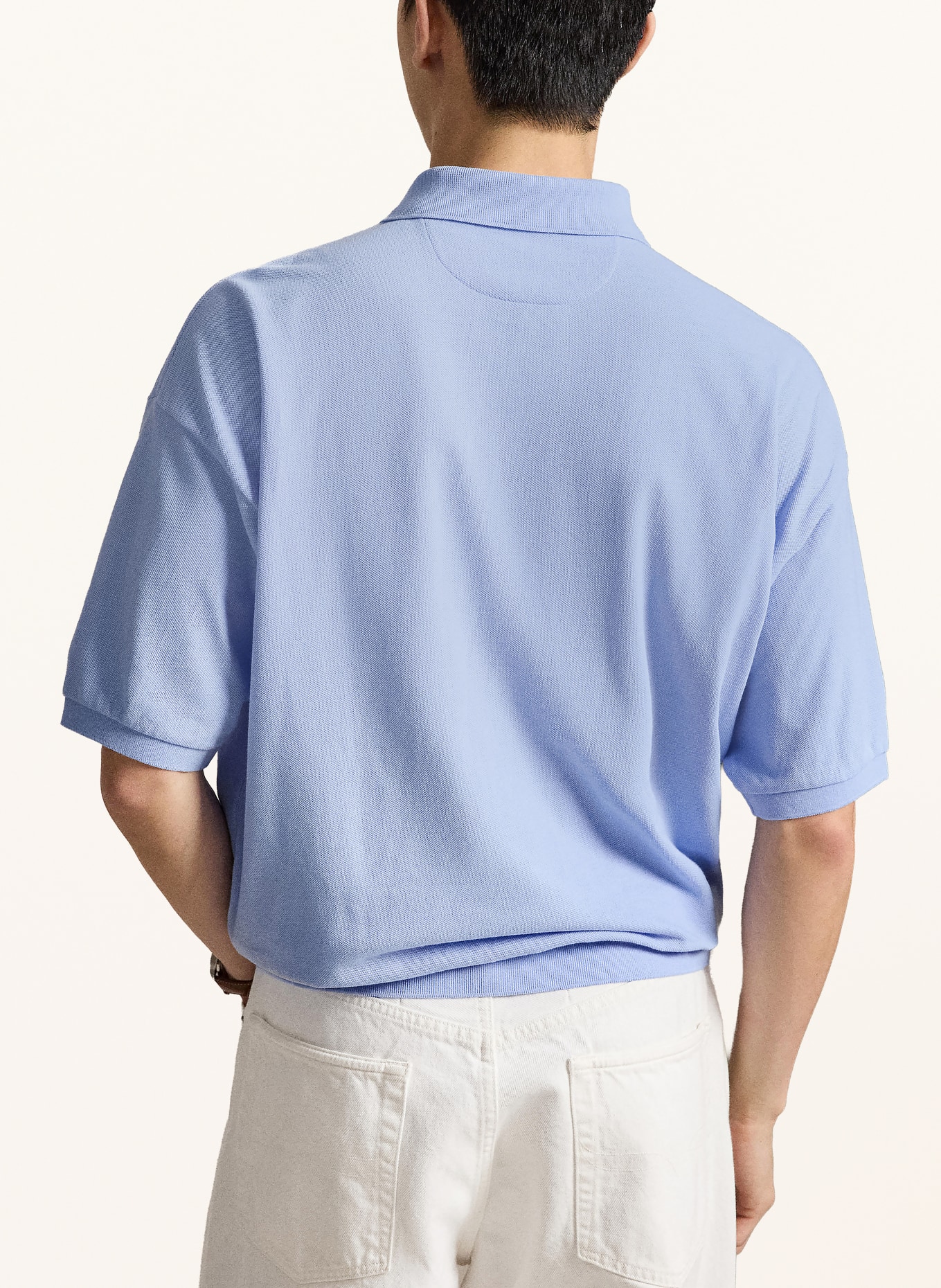POLO RALPH LAUREN Piké polokošile: TMAVĚ MODRÁ