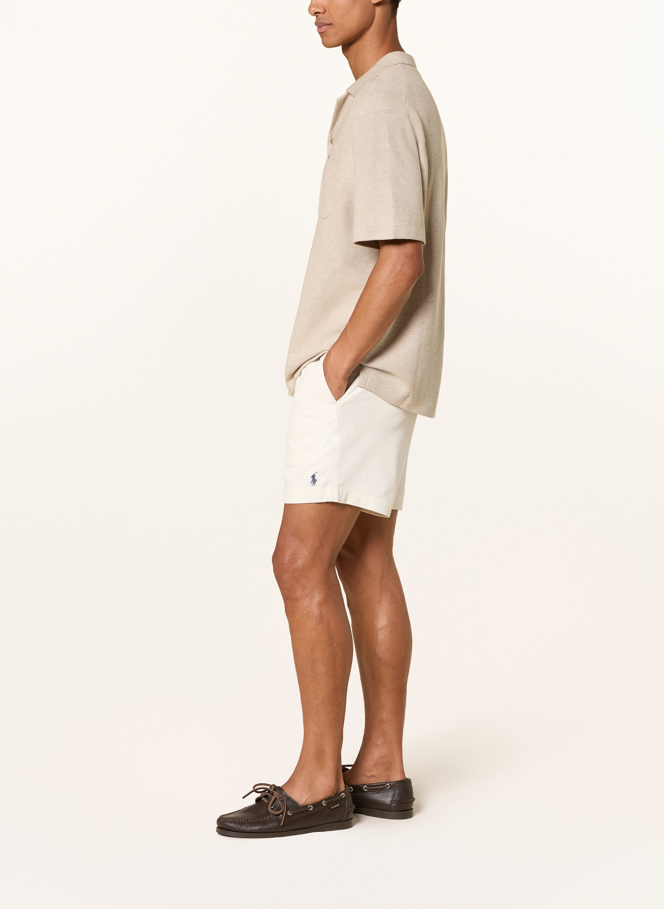 POLO RALPH LAUREN Szorty z sztruksu: ECRU