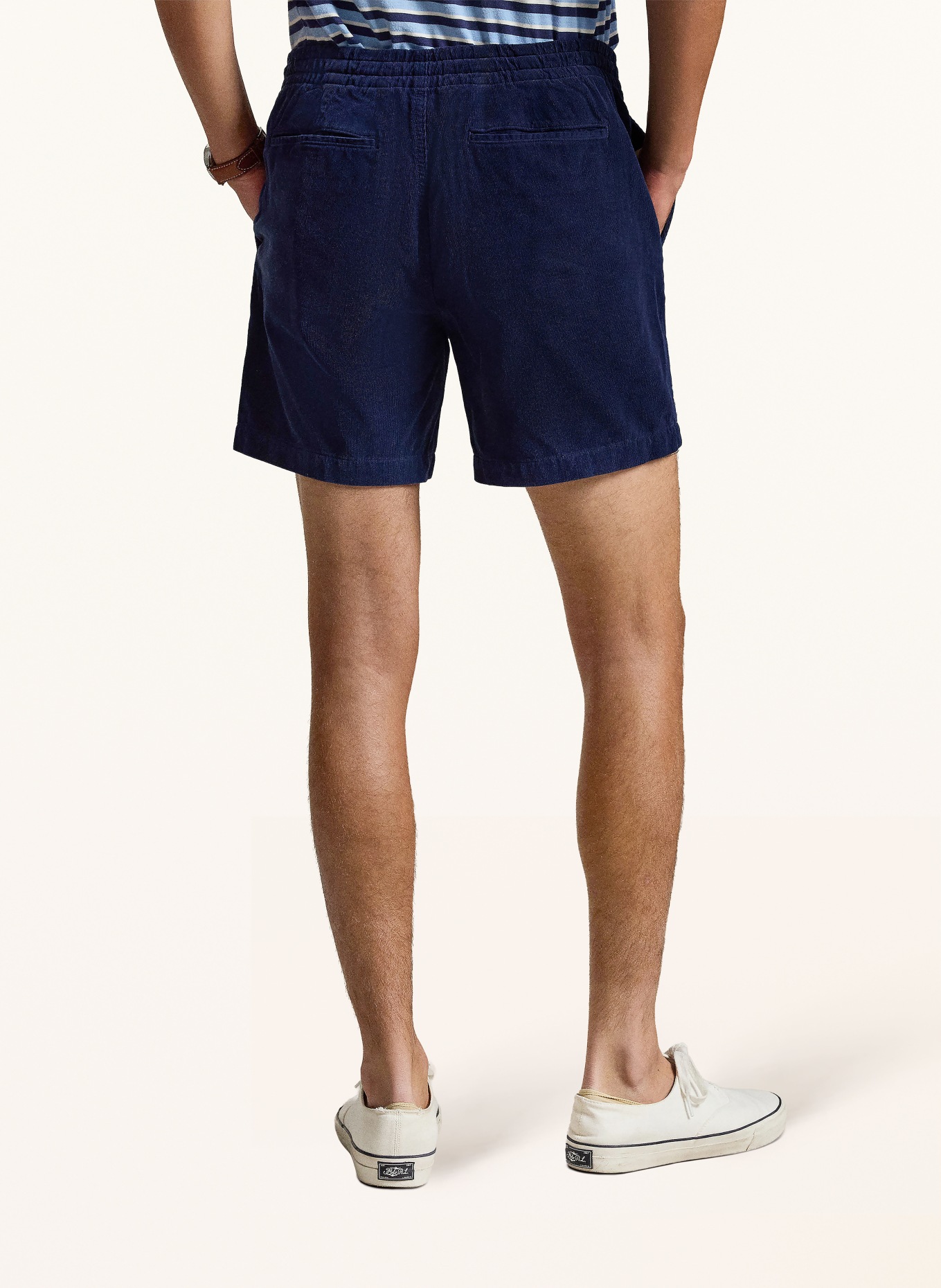 POLO RALPH LAUREN Cordshorts: DUNKELBLAU