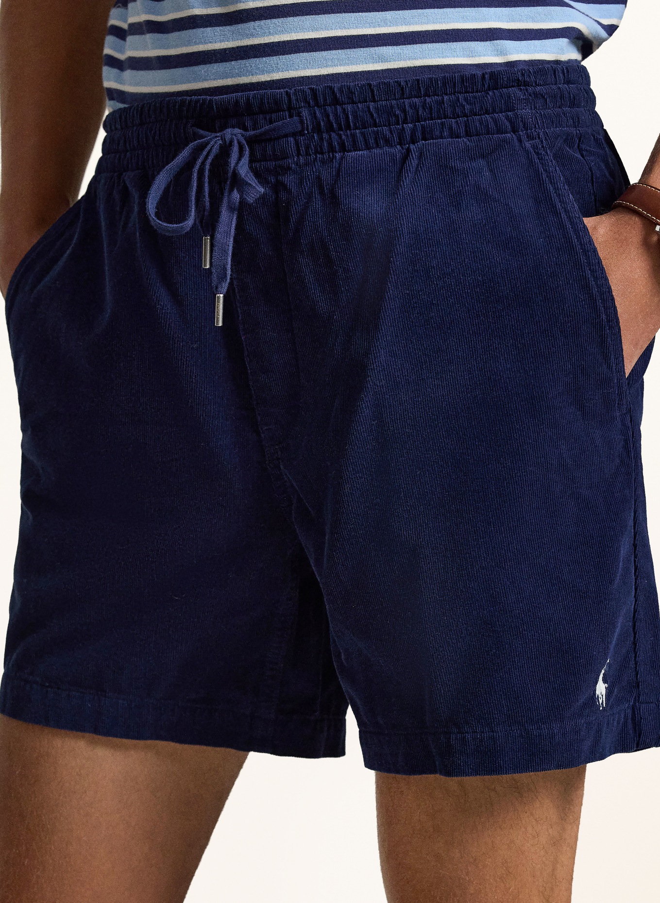 POLO RALPH LAUREN Cordshorts: DUNKELBLAU
