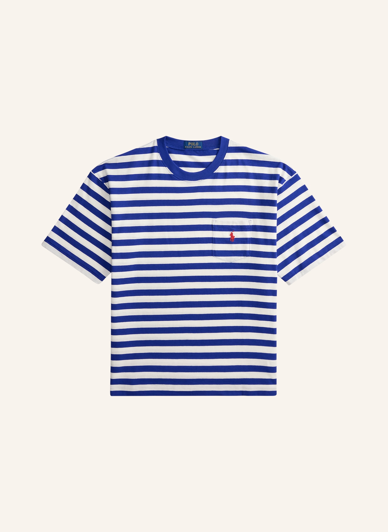 POLO RALPH LAUREN T-shirt: WHITE / BLUE