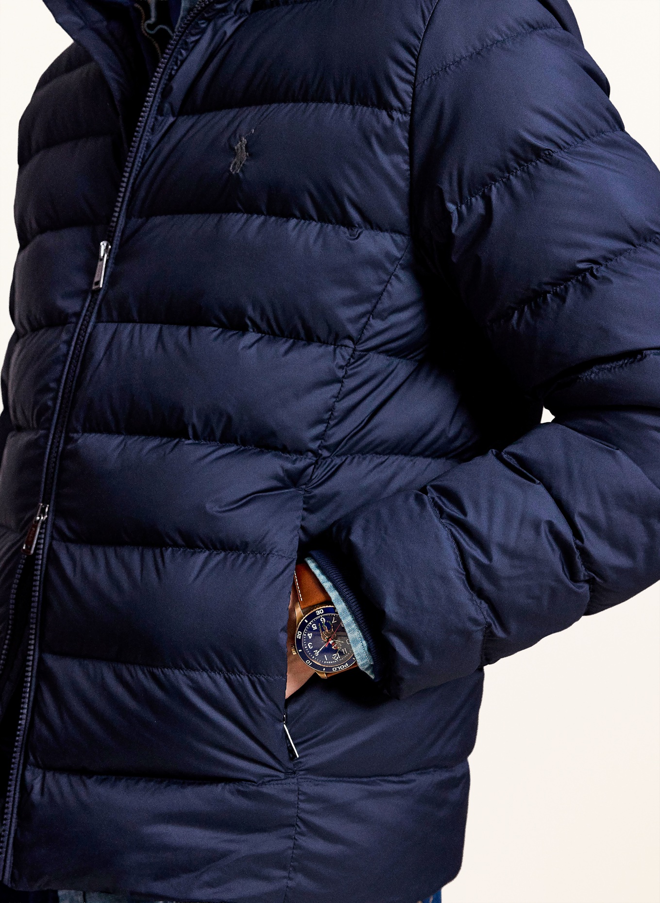 POLO RALPH LAUREN Lightweight-Daunenjacke: DUNKELBLAU