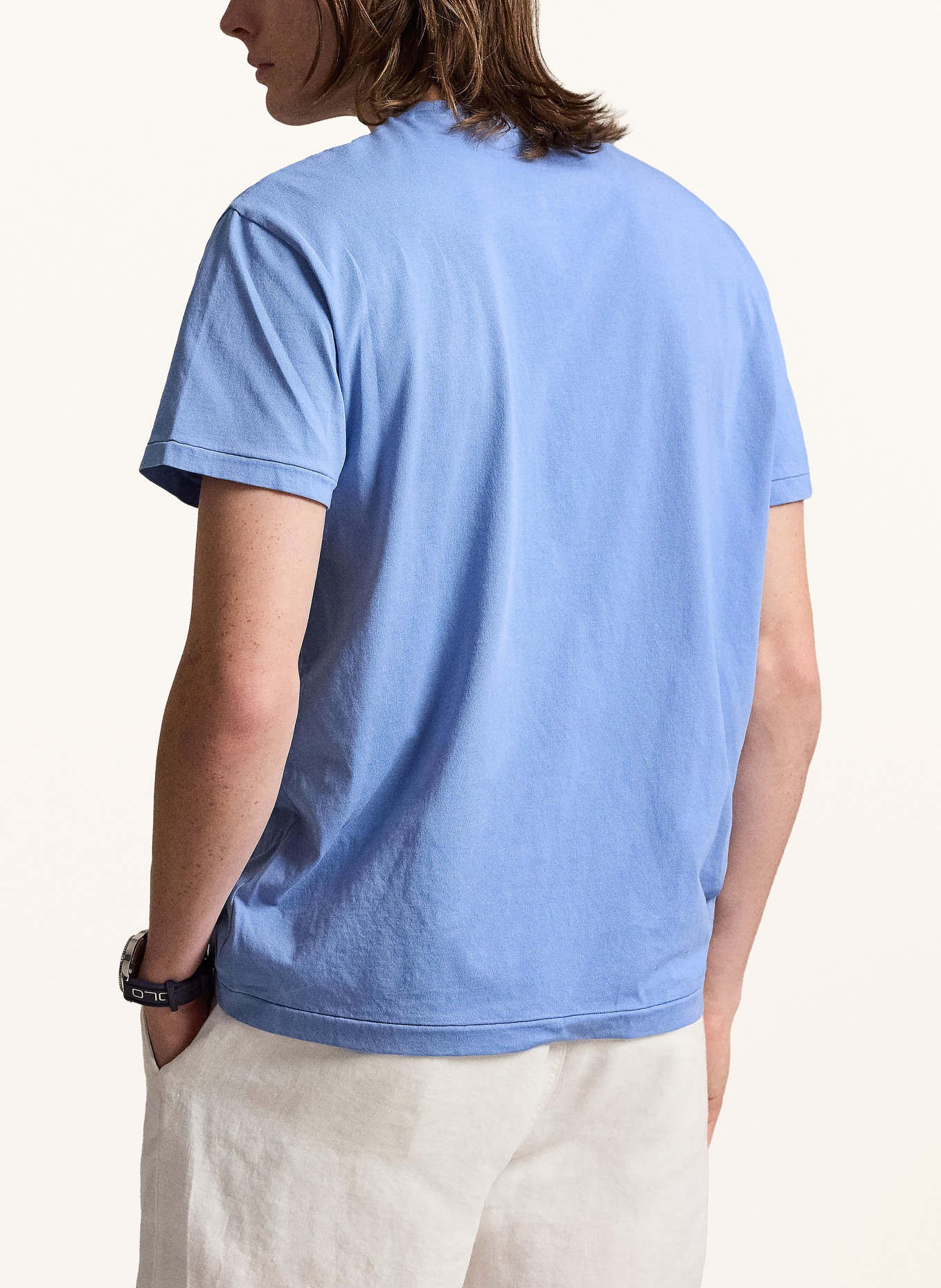 POLO RALPH LAUREN T-shirt: BLEU / BLANC