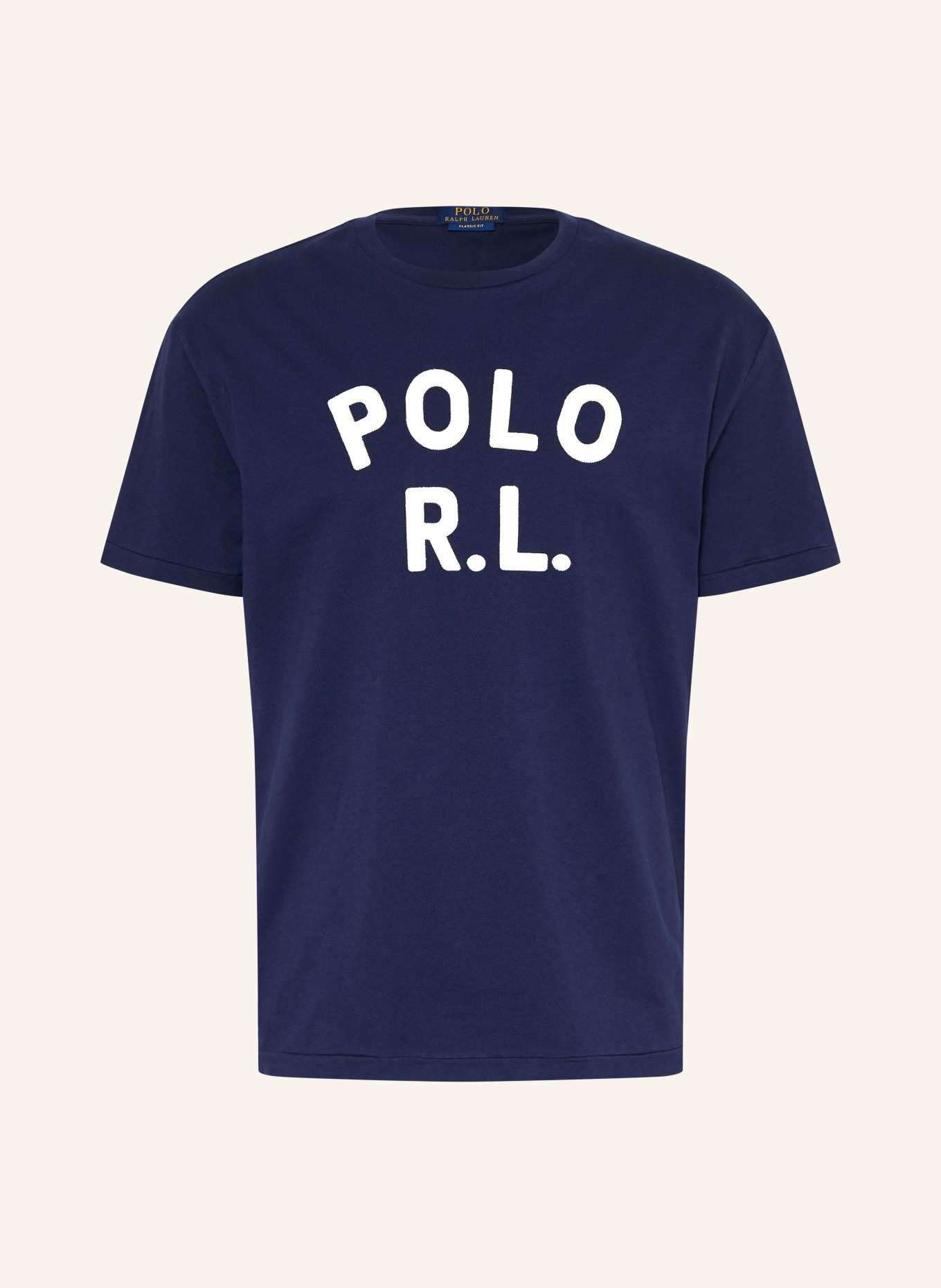 POLO RALPH LAUREN T-shirt: DARK BLUE / WHITE