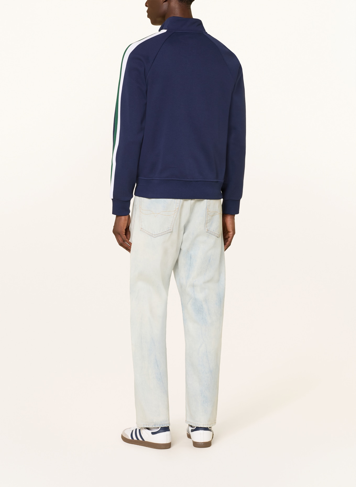 POLO RALPH LAUREN Sweatshirt: DARK BLUE / GREEN / WHITE