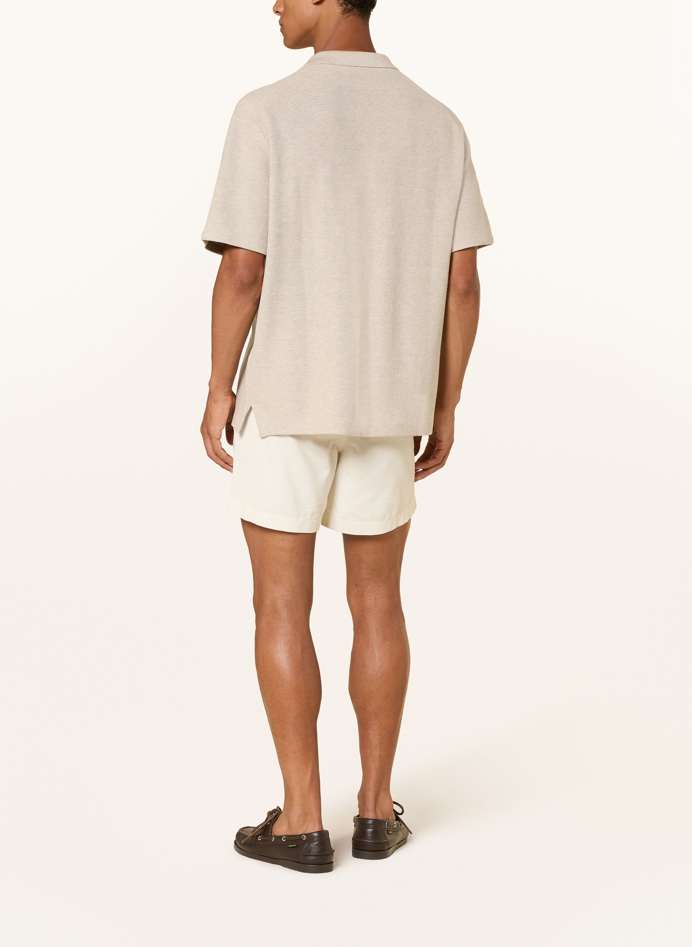 POLO RALPH LAUREN Chemise en maille Comfort Fit: BEIGE