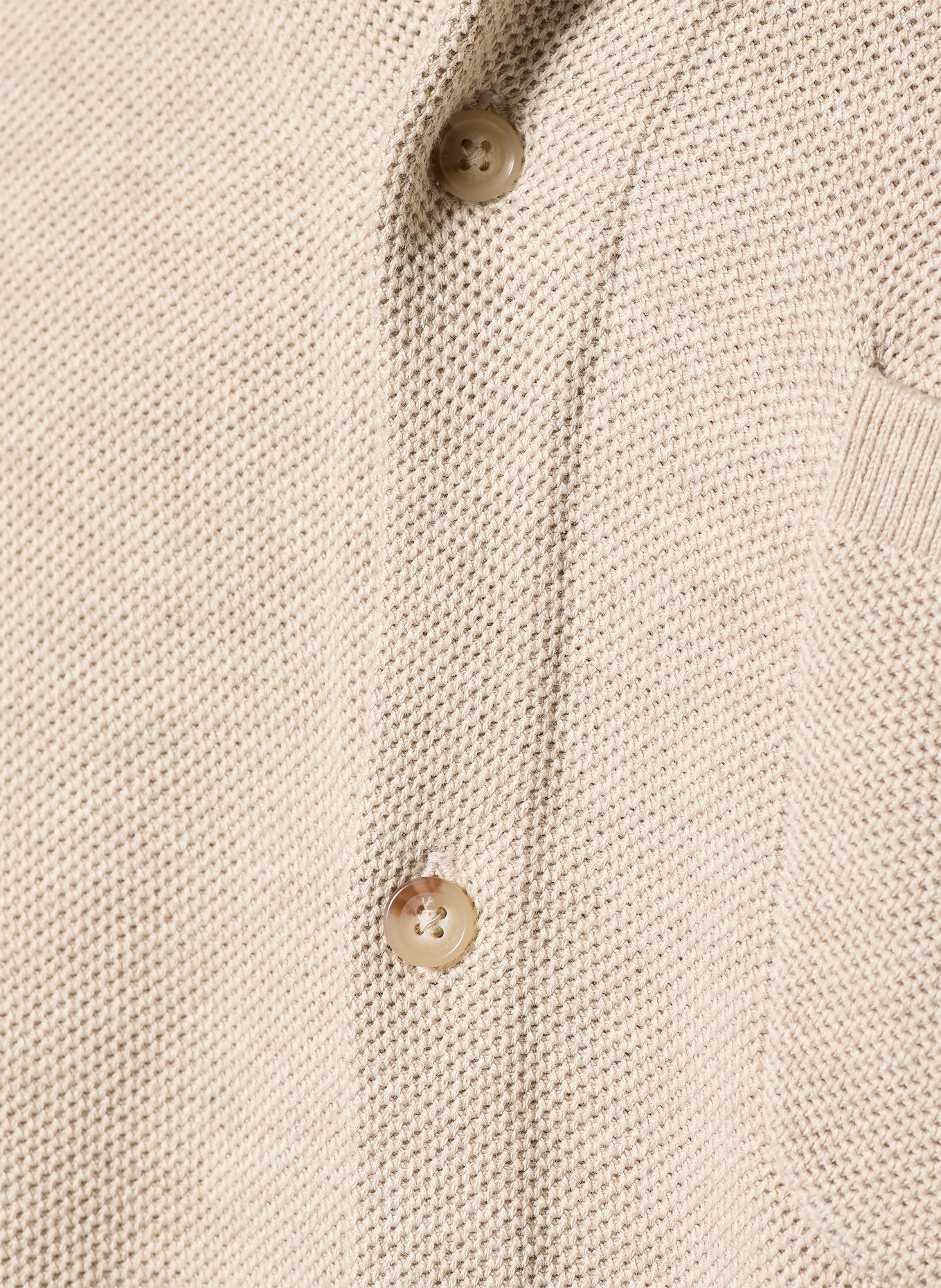 POLO RALPH LAUREN Chemise en maille Comfort Fit: BEIGE