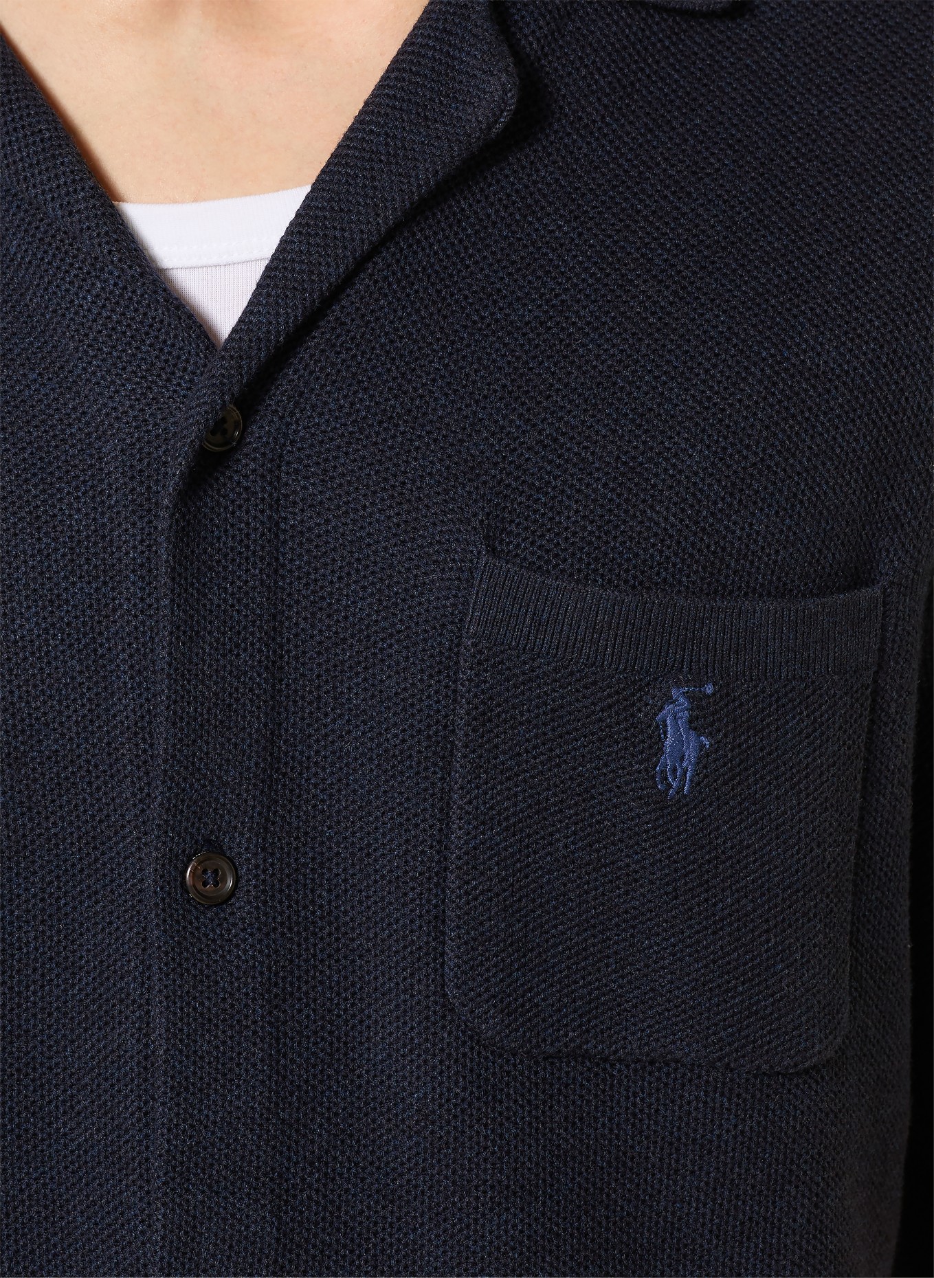 POLO RALPH LAUREN Chemise en maille Comfort Fit: BLEU FONCÉ