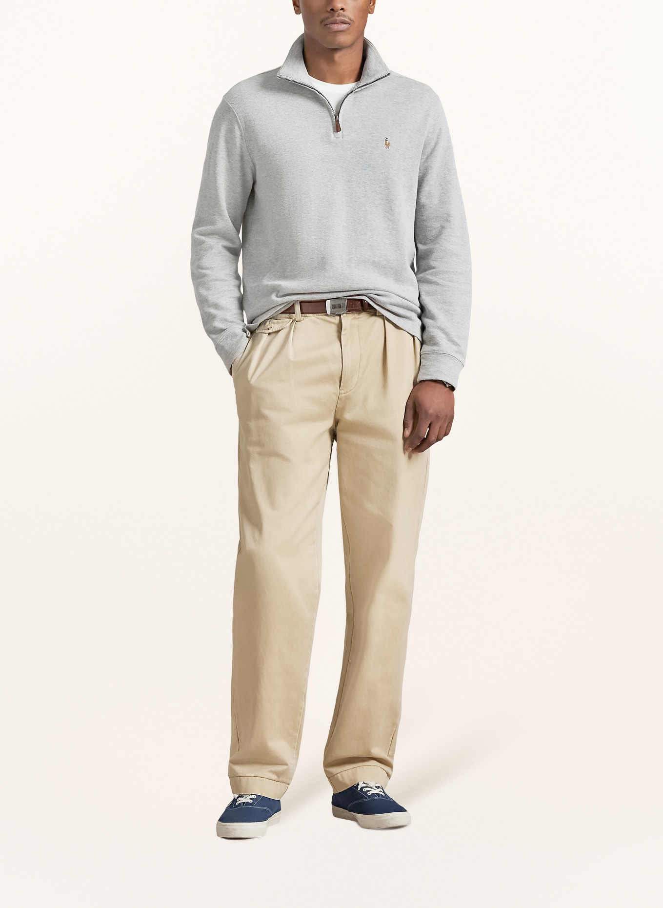 POLO RALPH LAUREN Troyer: ŠEDÁ