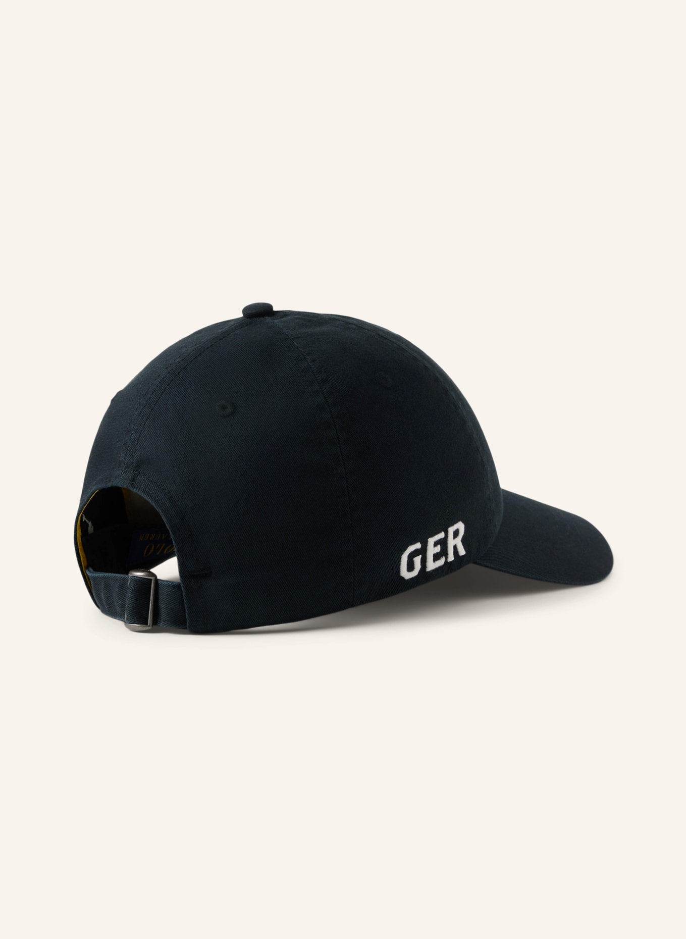 POLO RALPH LAUREN Cap: BLACK / GOLD / RED