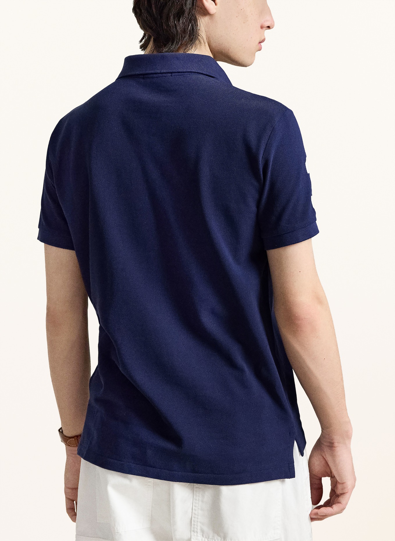 POLO RALPH LAUREN Polo en piqué: BLEU FONCÉ / BLANC