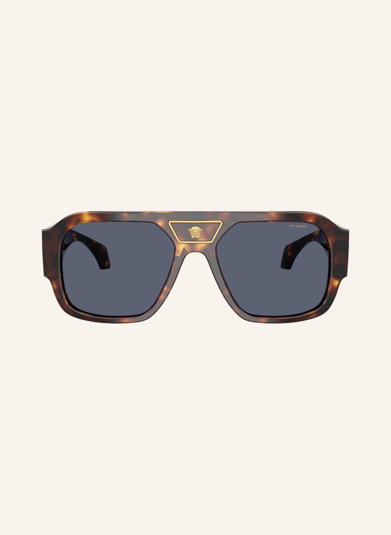 VERSACE Solglasögon VE4508U: HAVANA/ MÖRKBLÅ POLARISERADE