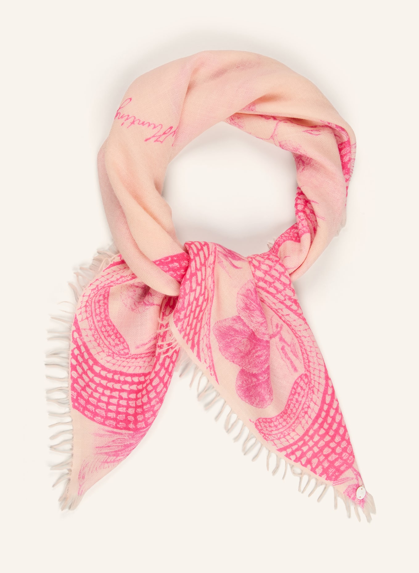 friendly hunting Cashmere-Tuch: HELLROSA / ROSA / PINK