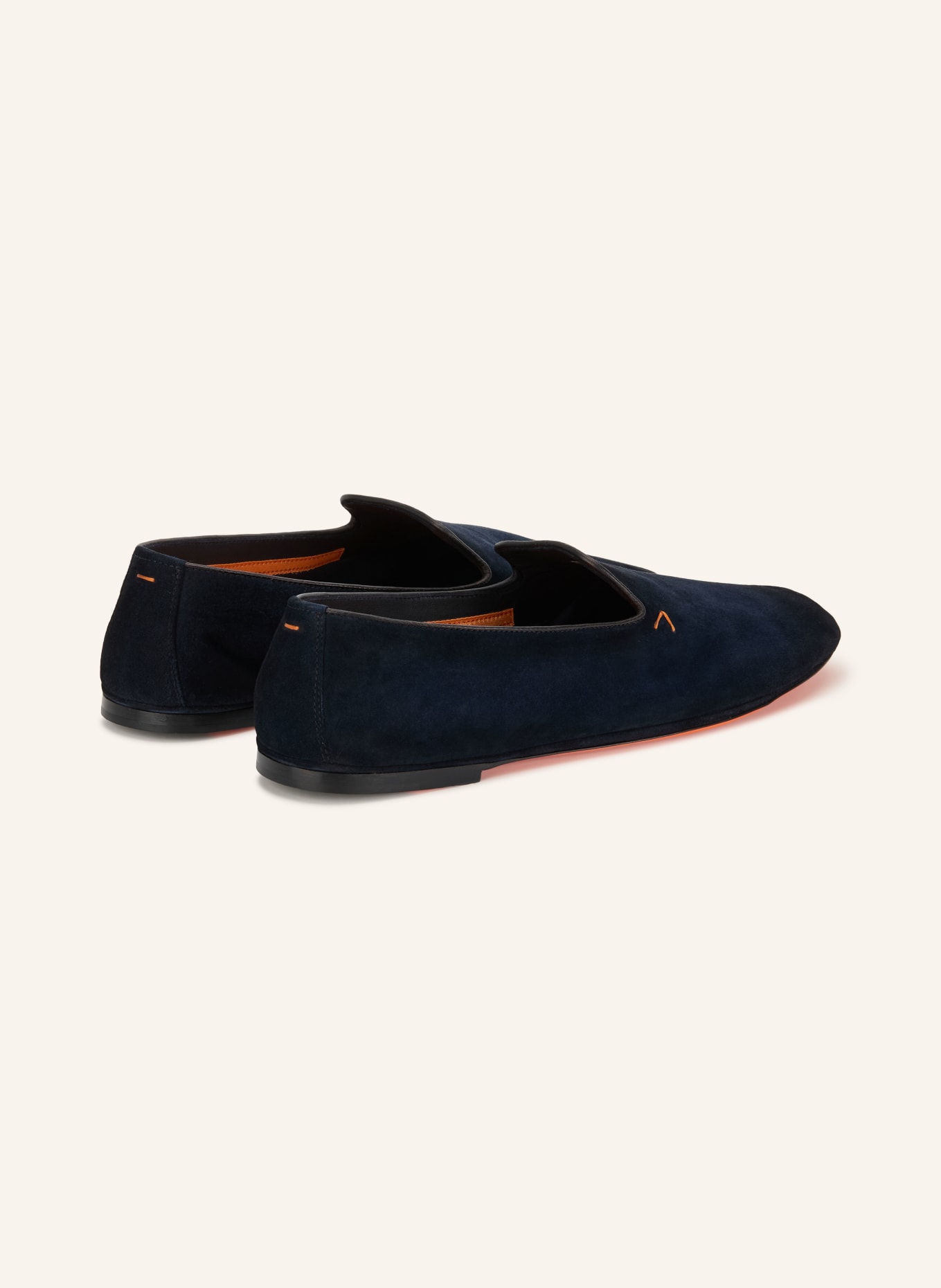Santoni Slipper CHARMIN: DUNKELBLAU