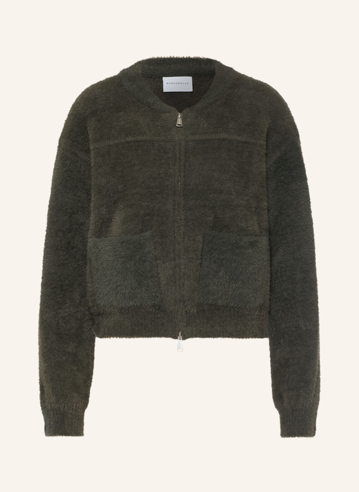 RINO & PELLE BENTO Cardigan: DARK GREEN