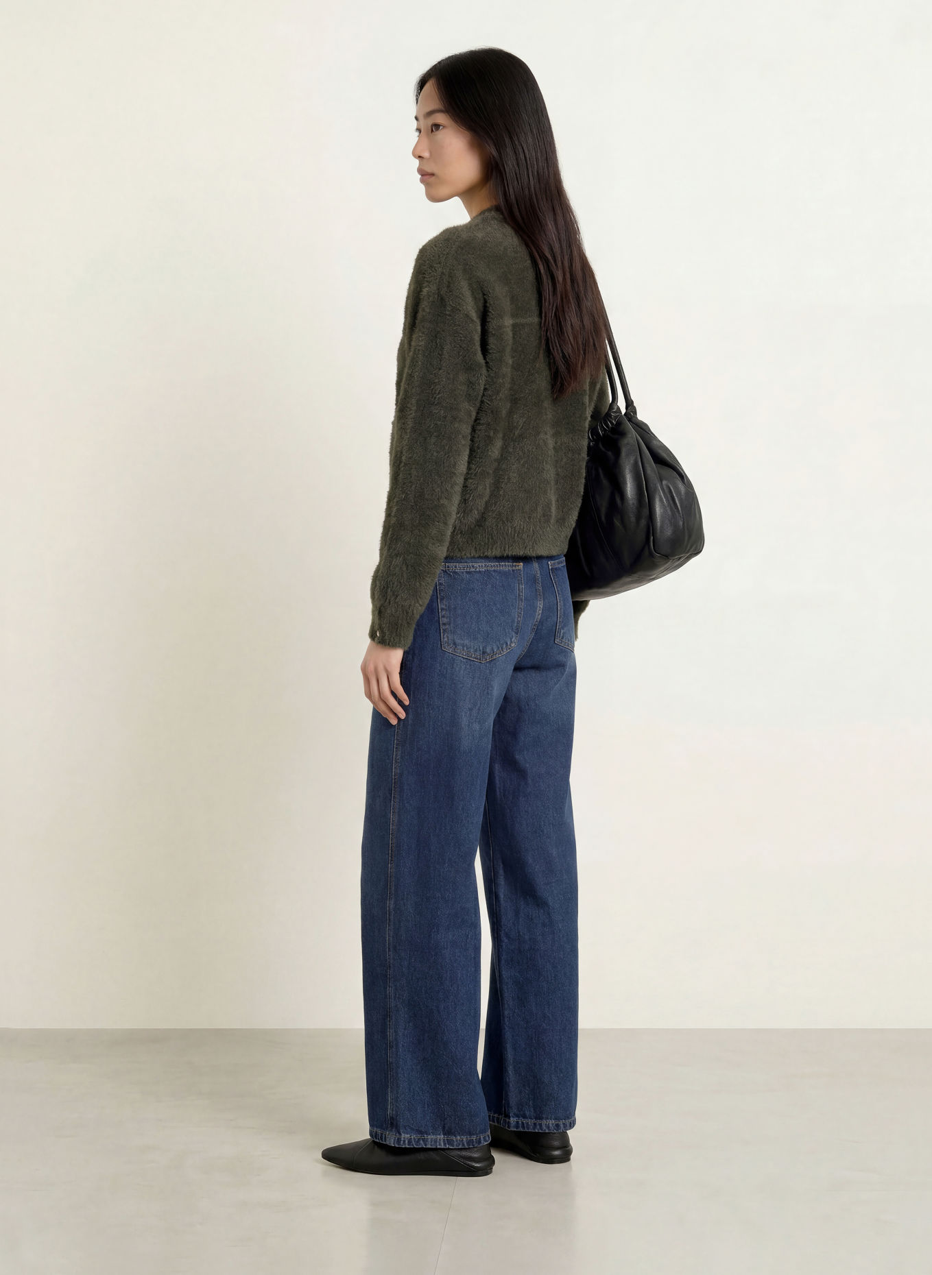 RINO & PELLE BENTO Cardigan: DARK GREEN