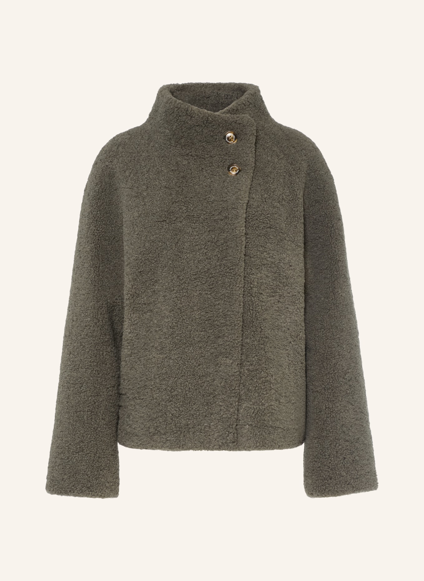 RINO & PELLE DENU Teddy Fur Jacket: KHAKI