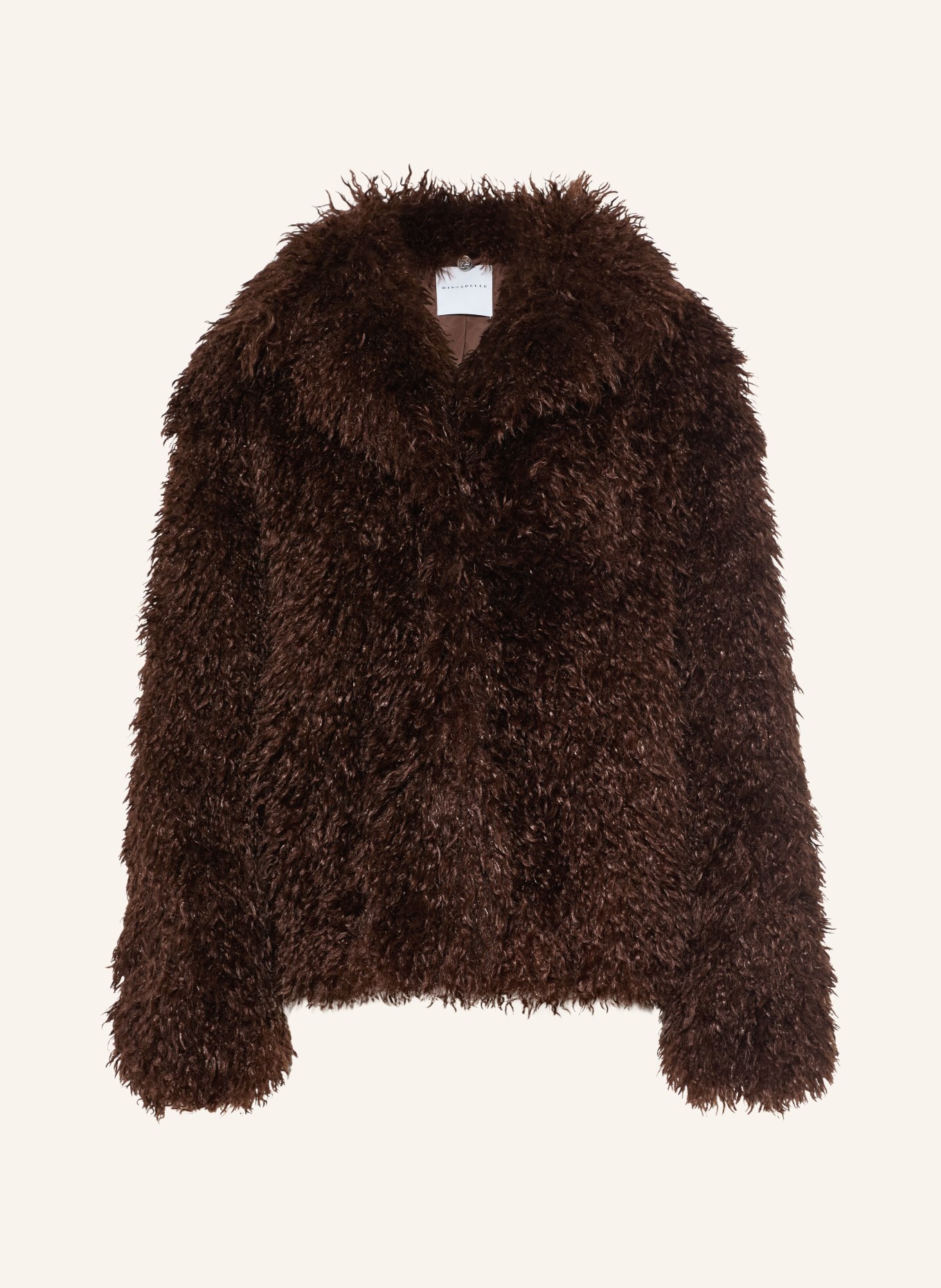RINO & PELLE Kunstbontjas LIAS: MARRON FONCÉ
