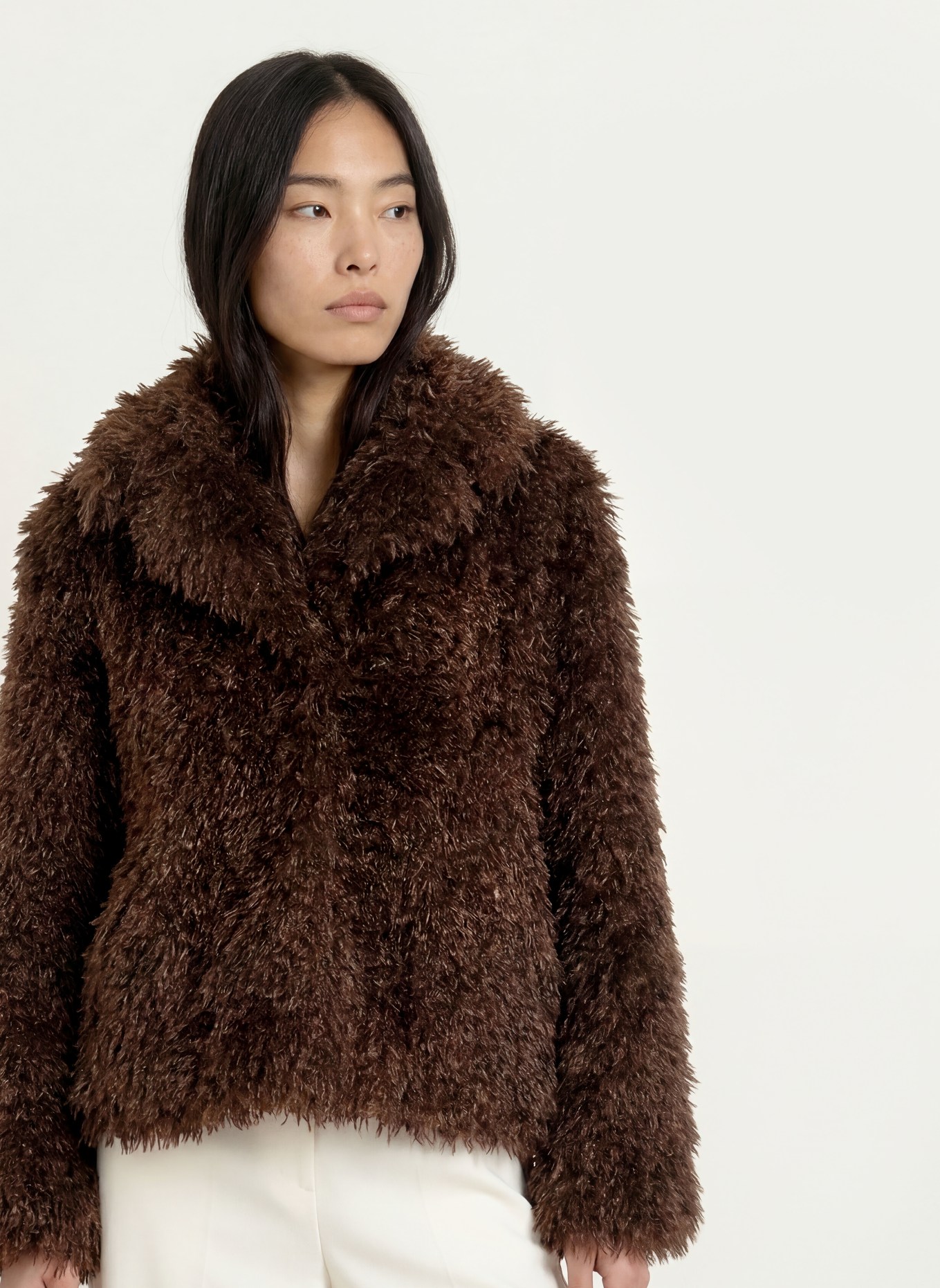 RINO & PELLE Kunstbontjas LIAS: MARRON FONCÉ