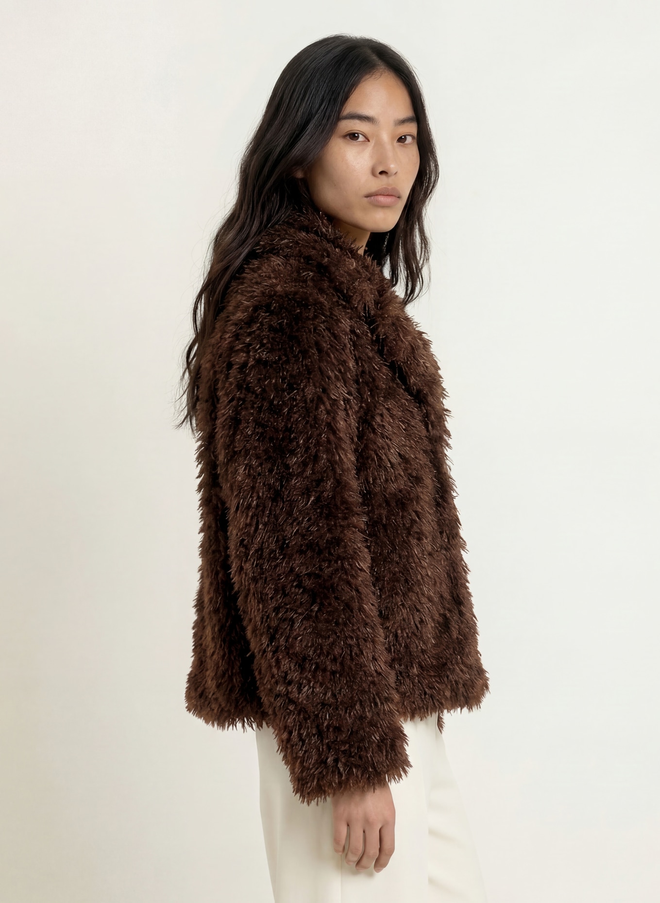 RINO & PELLE Kunstbontjas LIAS: MARRON FONCÉ
