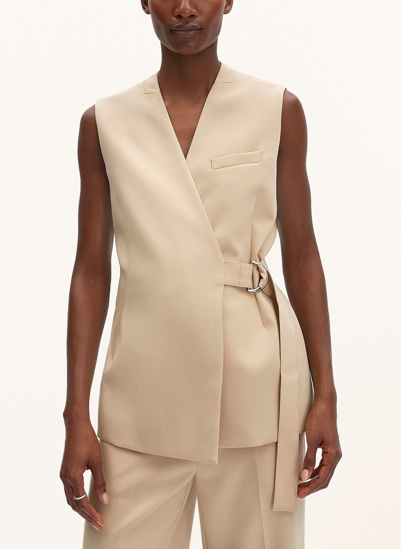 someday Blazerweste VARELL: BEIGE