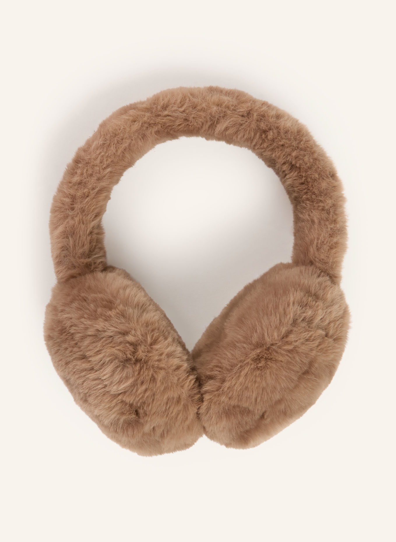 RINO & PELLE Ohrenwärmer aus Kunstfell: BEIGE