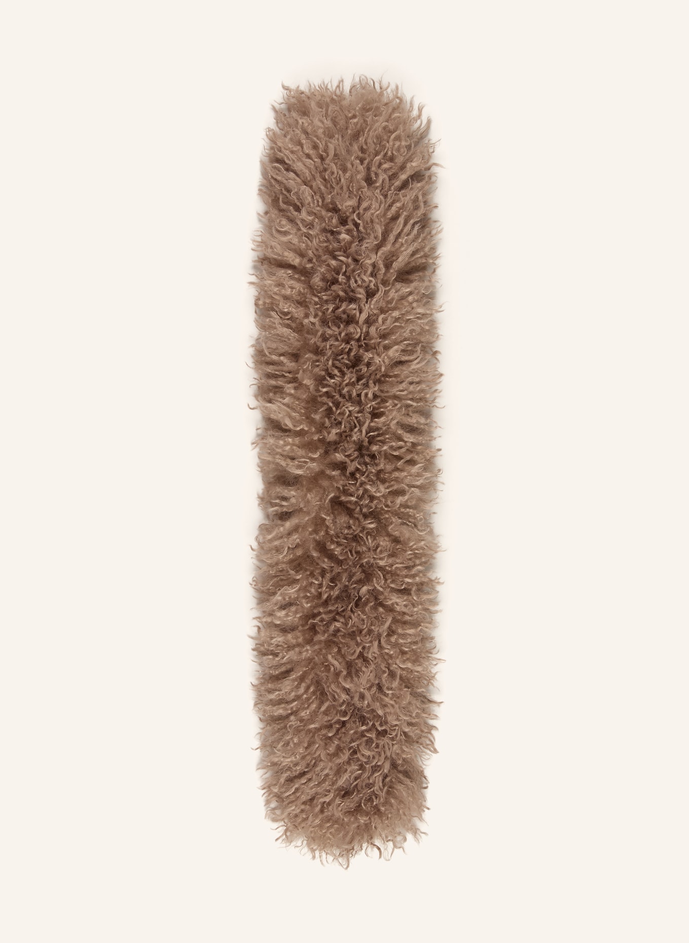 RINO & PELLE Faux Fur Scarf BANU: BEIGE